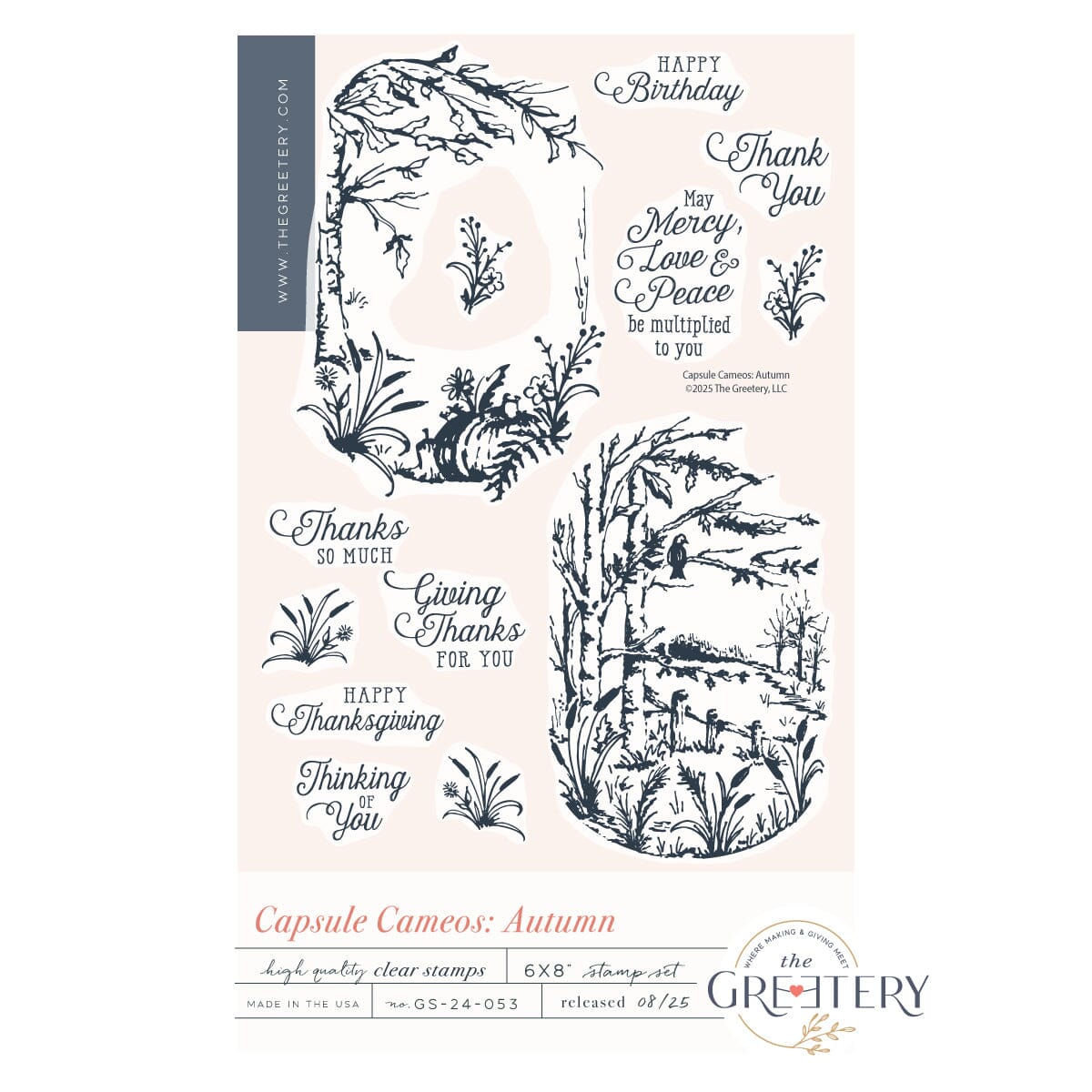 Capsule Cameos: Autumn Stamp Set