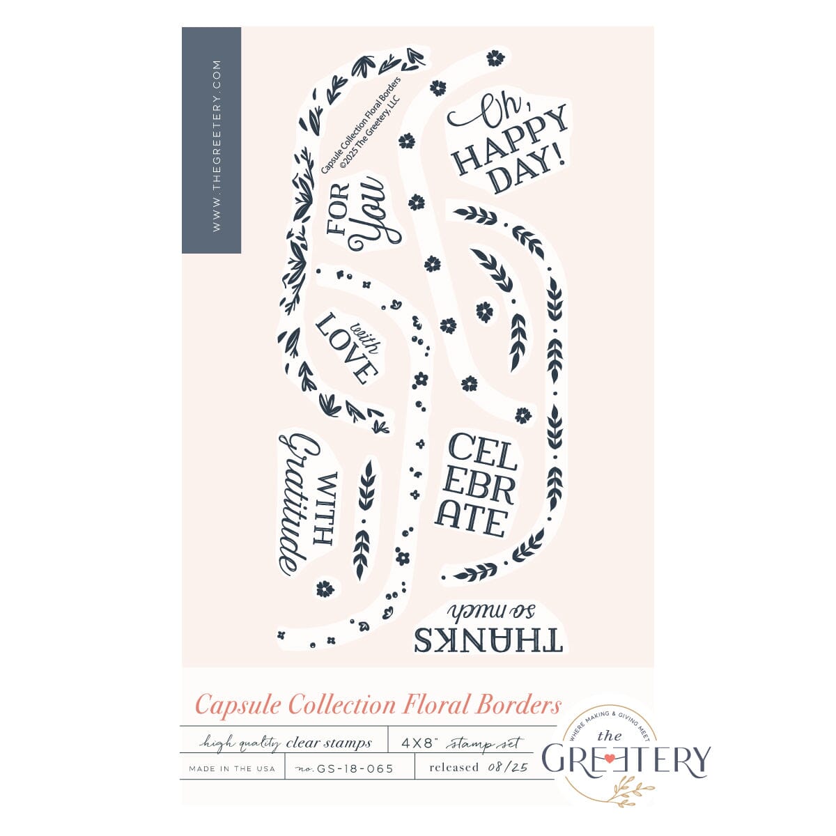 Capsule Collection Floral Borders Stamp Set