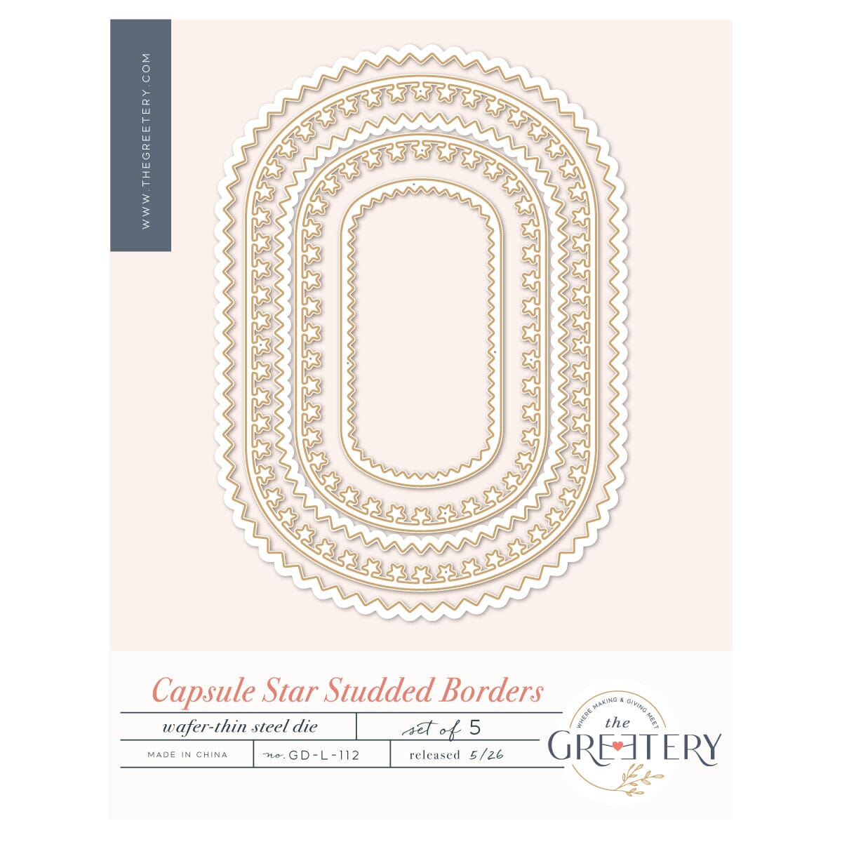 Capsule Star Studded Borders Die