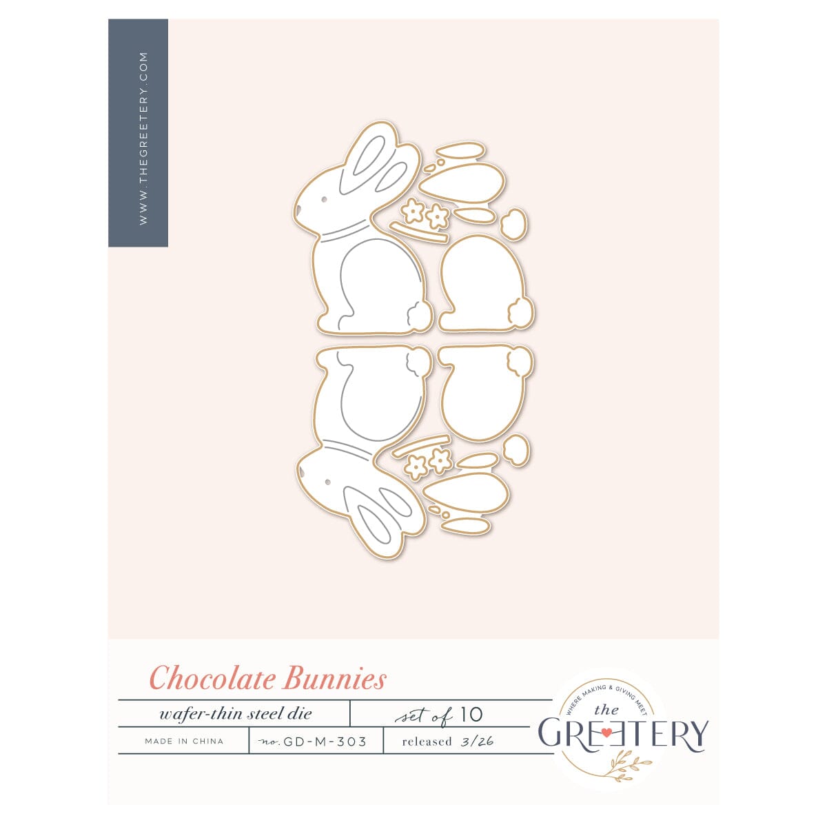 Chocolate Bunnies Die