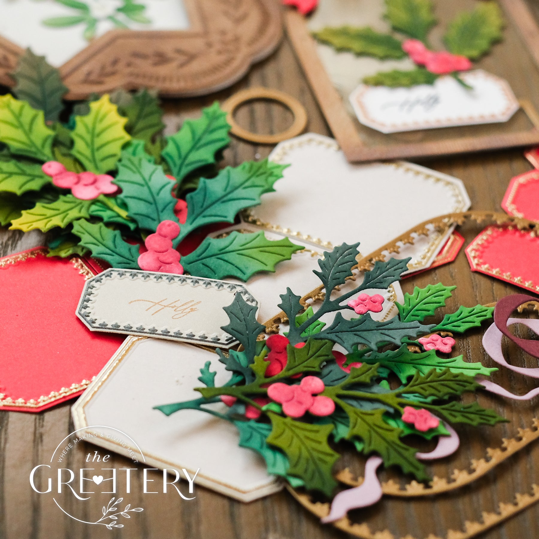 Bigger Holiday Botanicals: Holly 1 Die