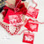 Four Square Valentine Tags Stamp Set