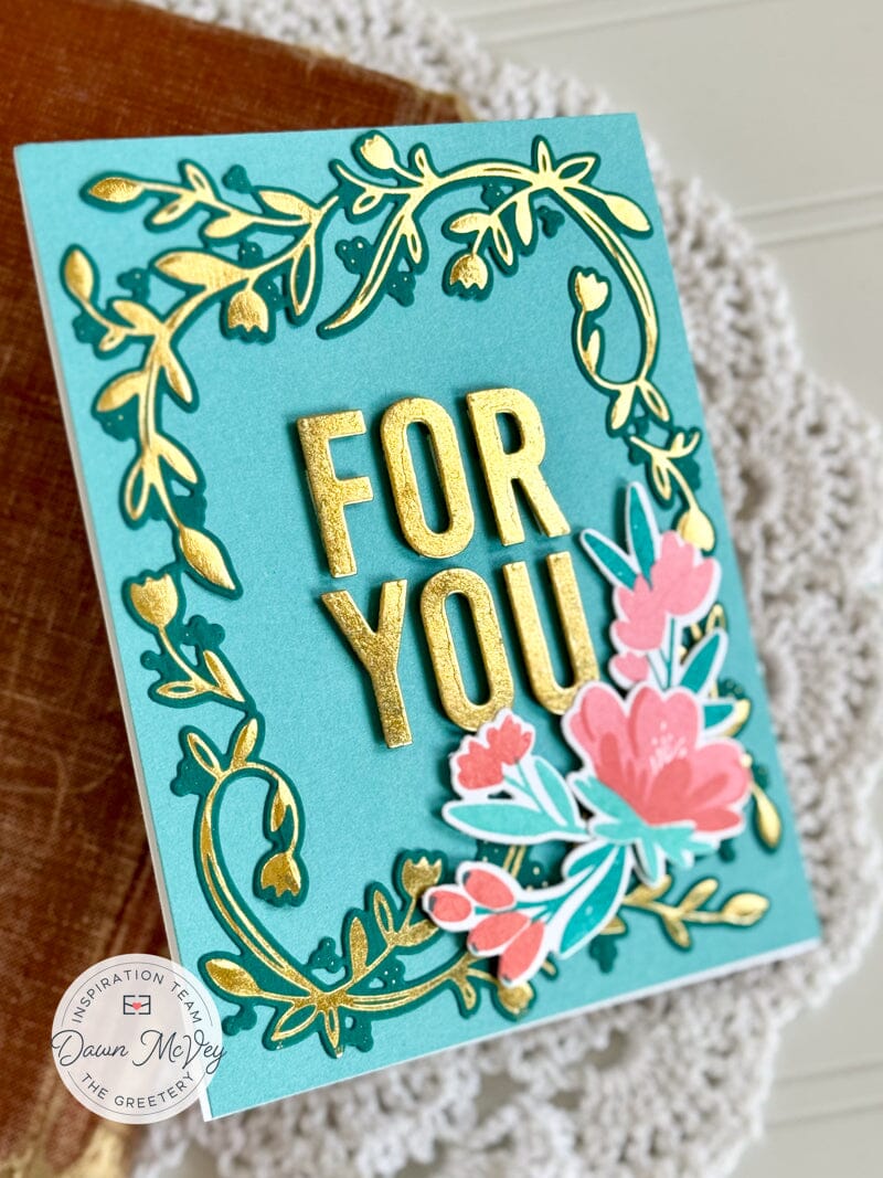 Spring Frame Hot Foil