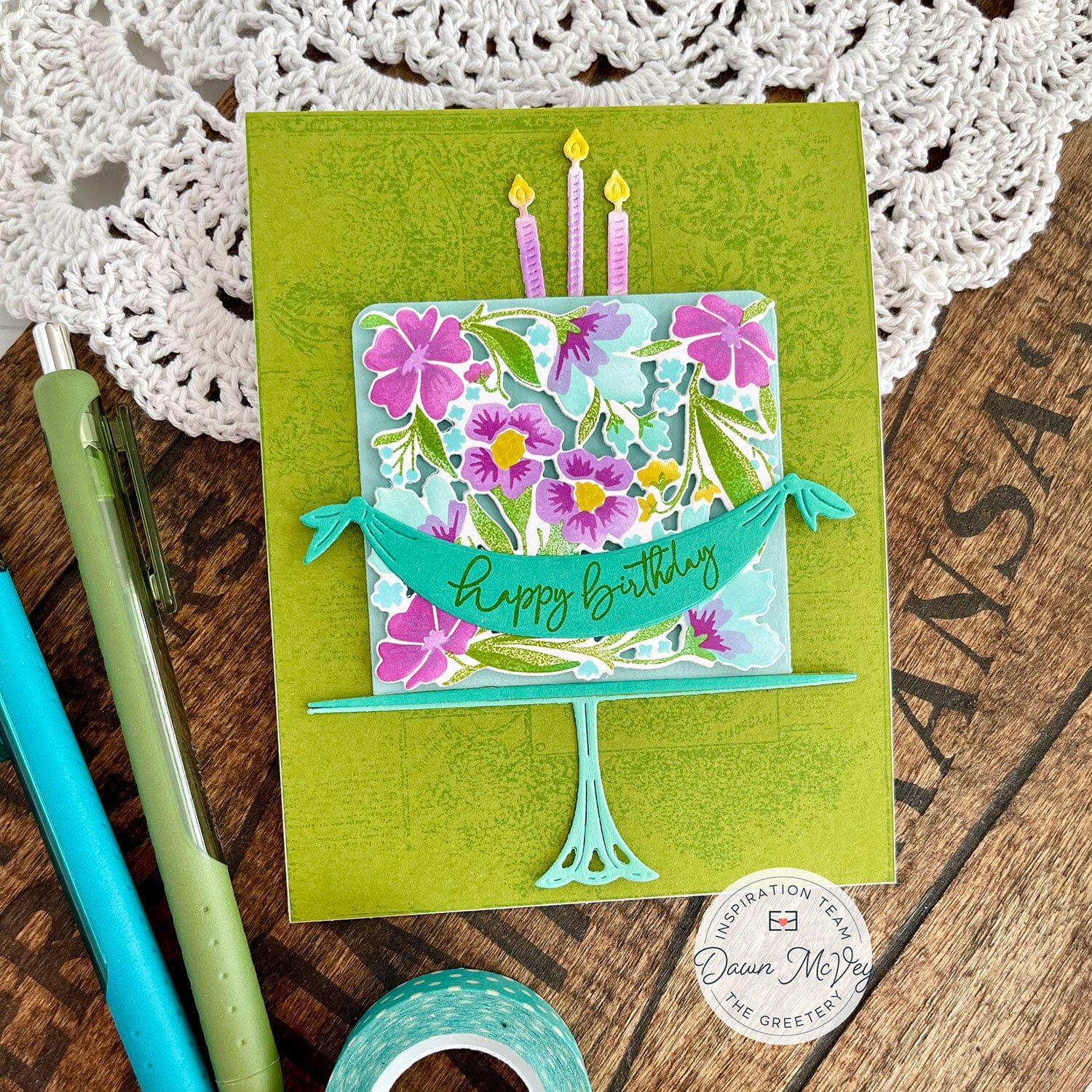 Takes the Cake Stamp + Stencil