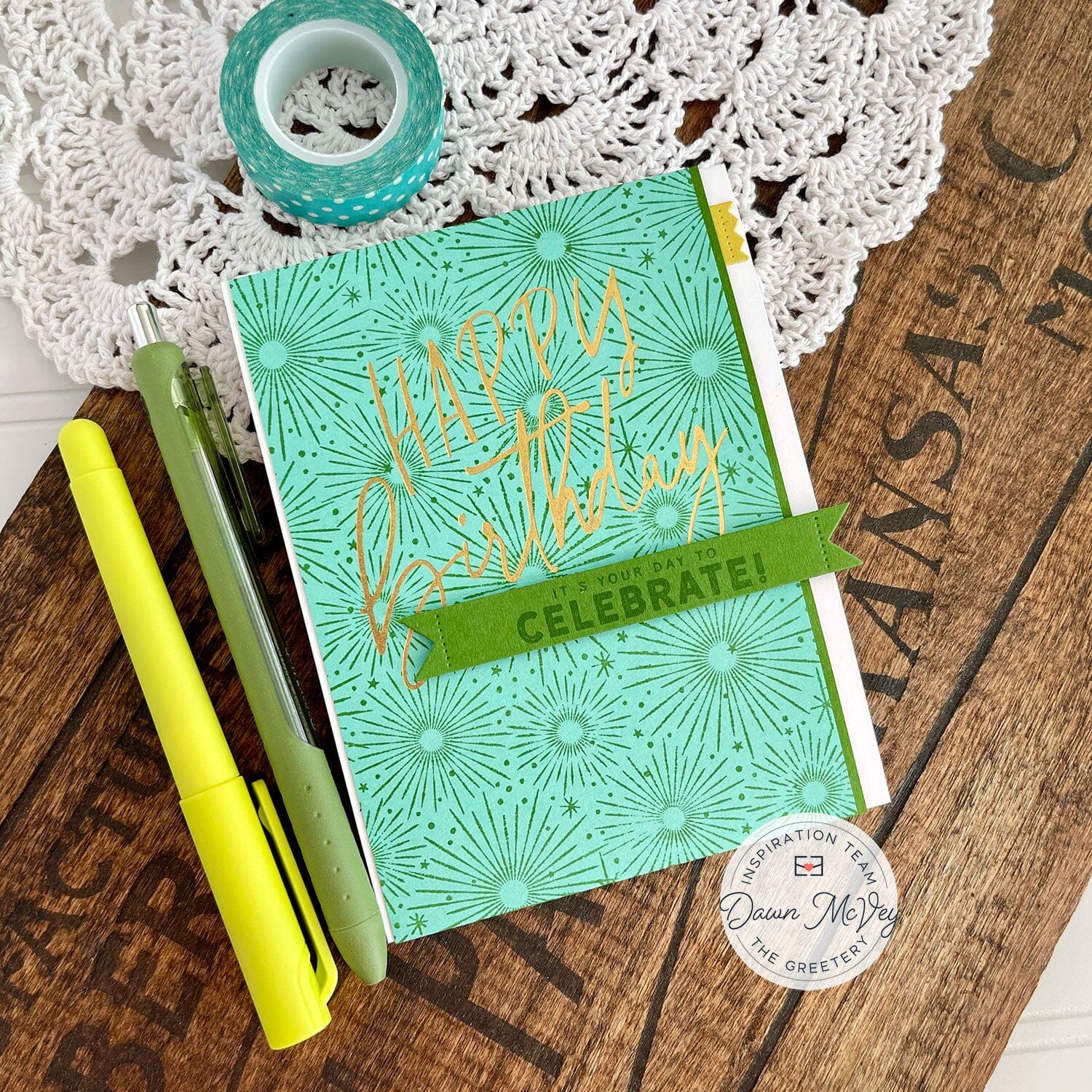 Tear Strip Tags: Birthday Stamp Set