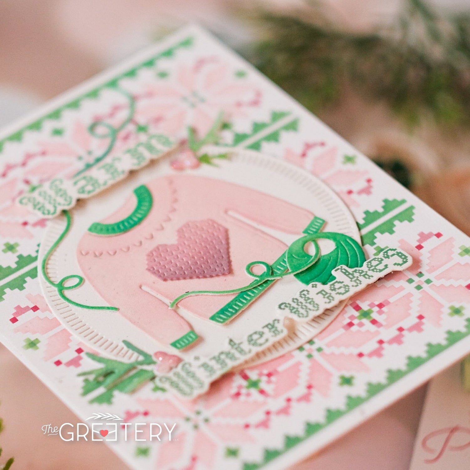 Christmas Sampler Sentiments Die