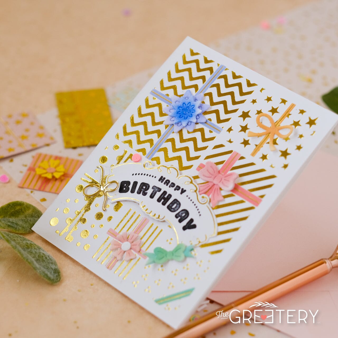 Gifts Galore Hot Foil + Stencil