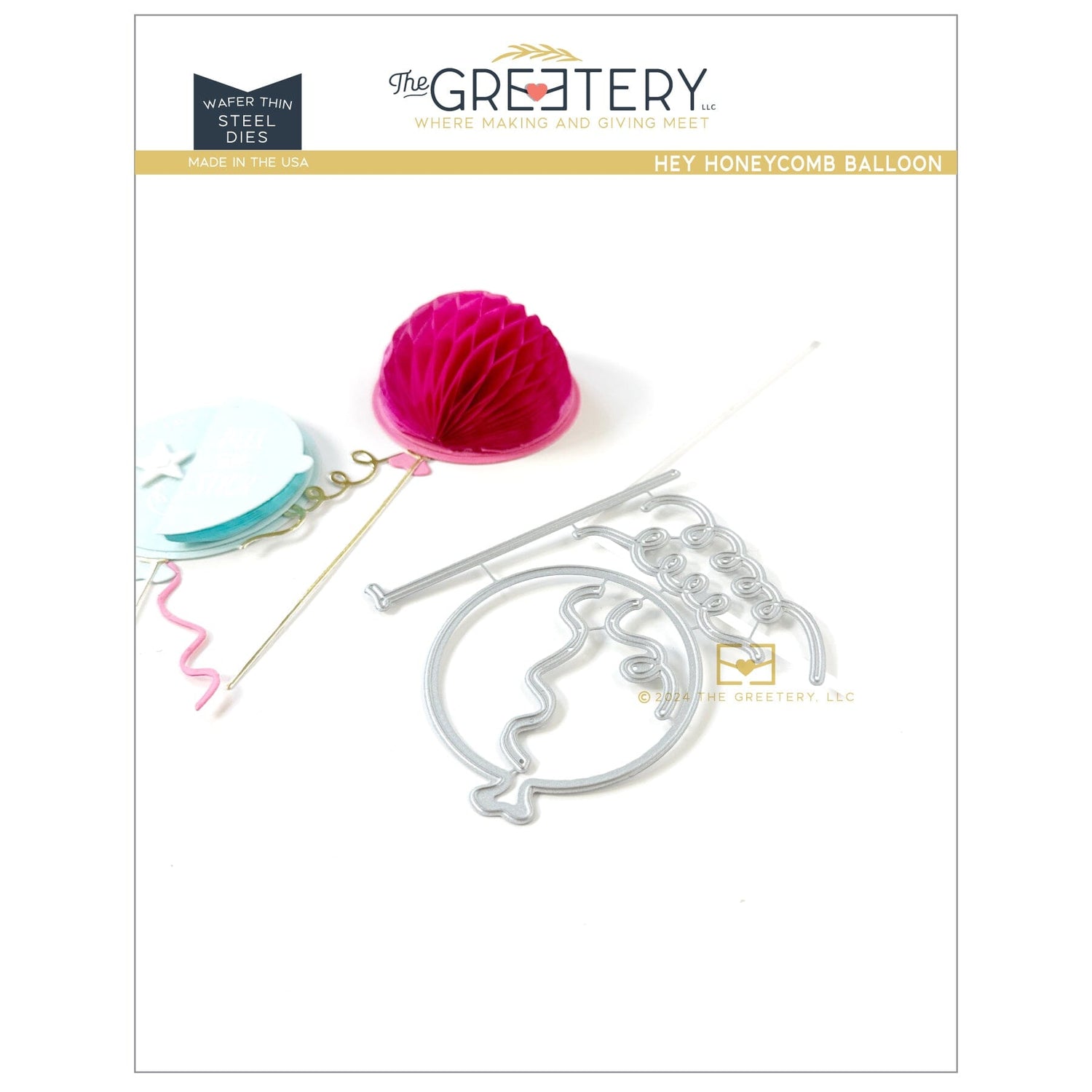 Hey Honeycomb Balloon Die