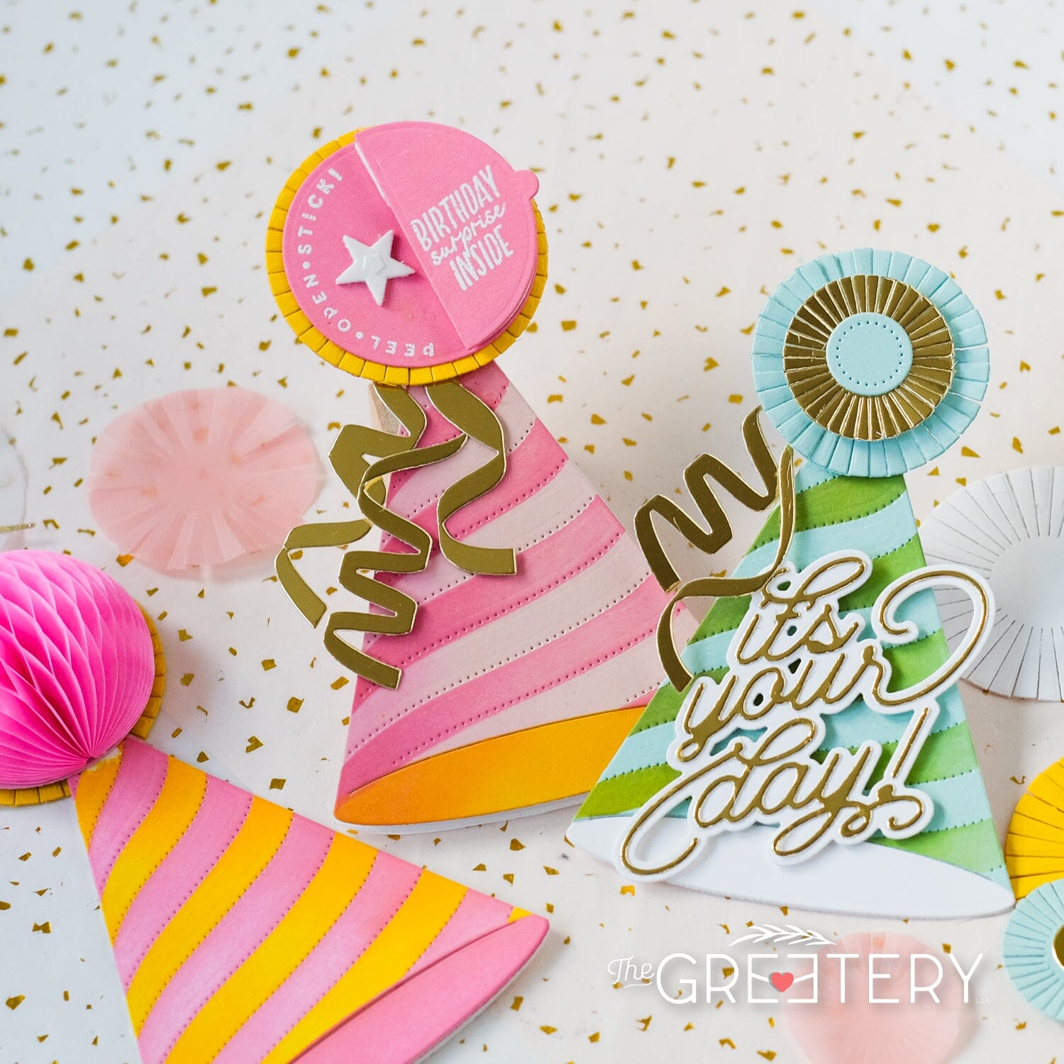 Hey Honeycomb Party Hat Die