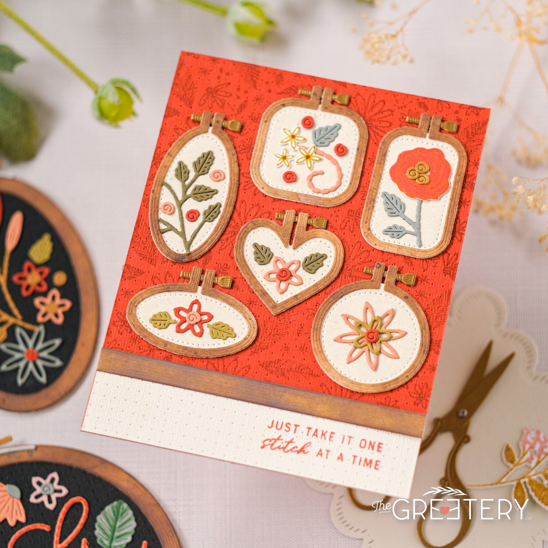 Embroidered Blooms Die