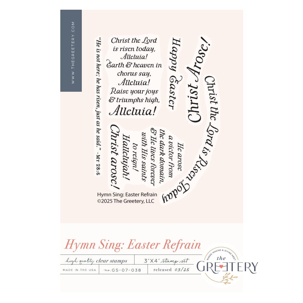 Hymn Sing: Easter Refrain Stamp Set