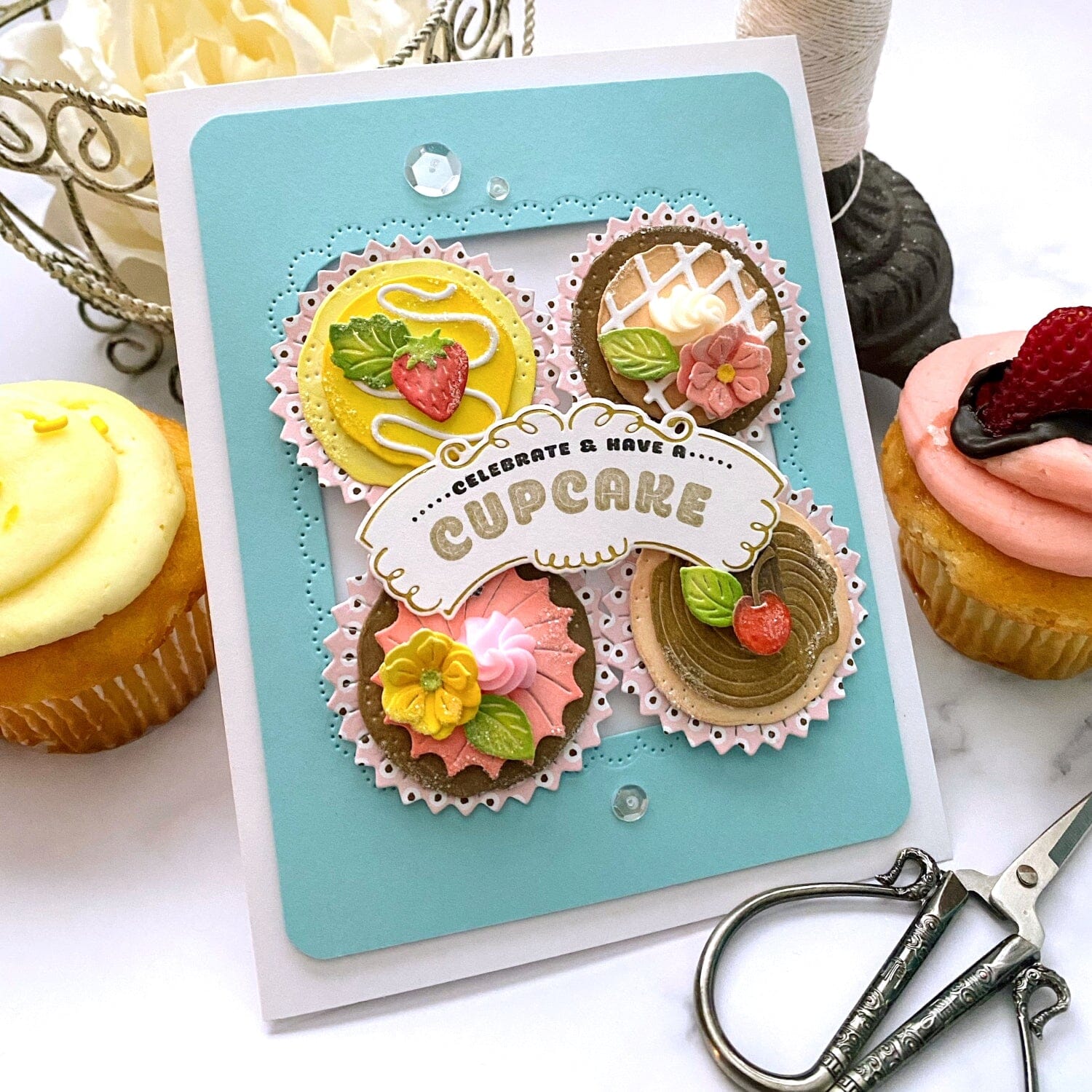 Sweet & Fancy Labels Stamp Set