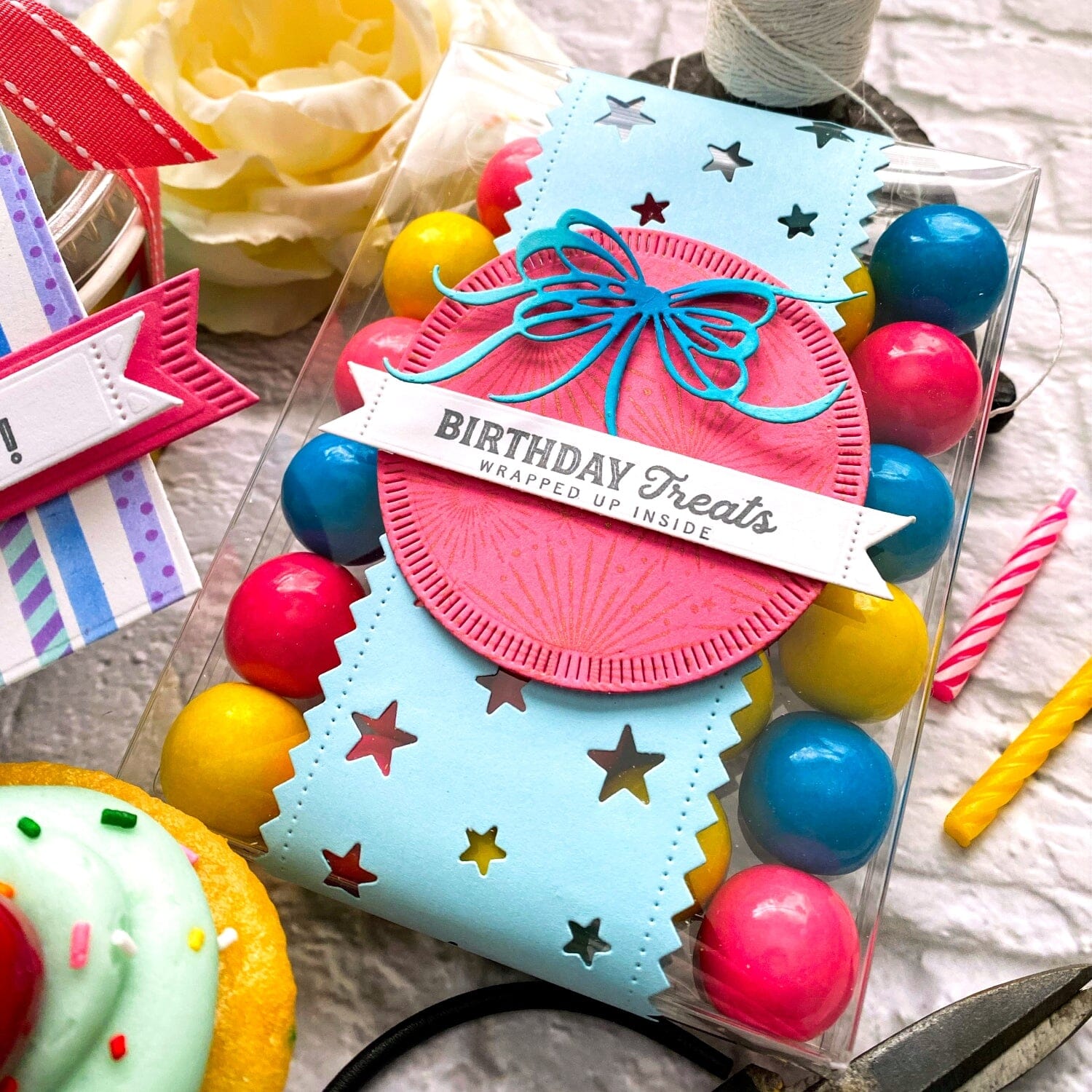 Tear Strip Tags: Birthday Stamp Set