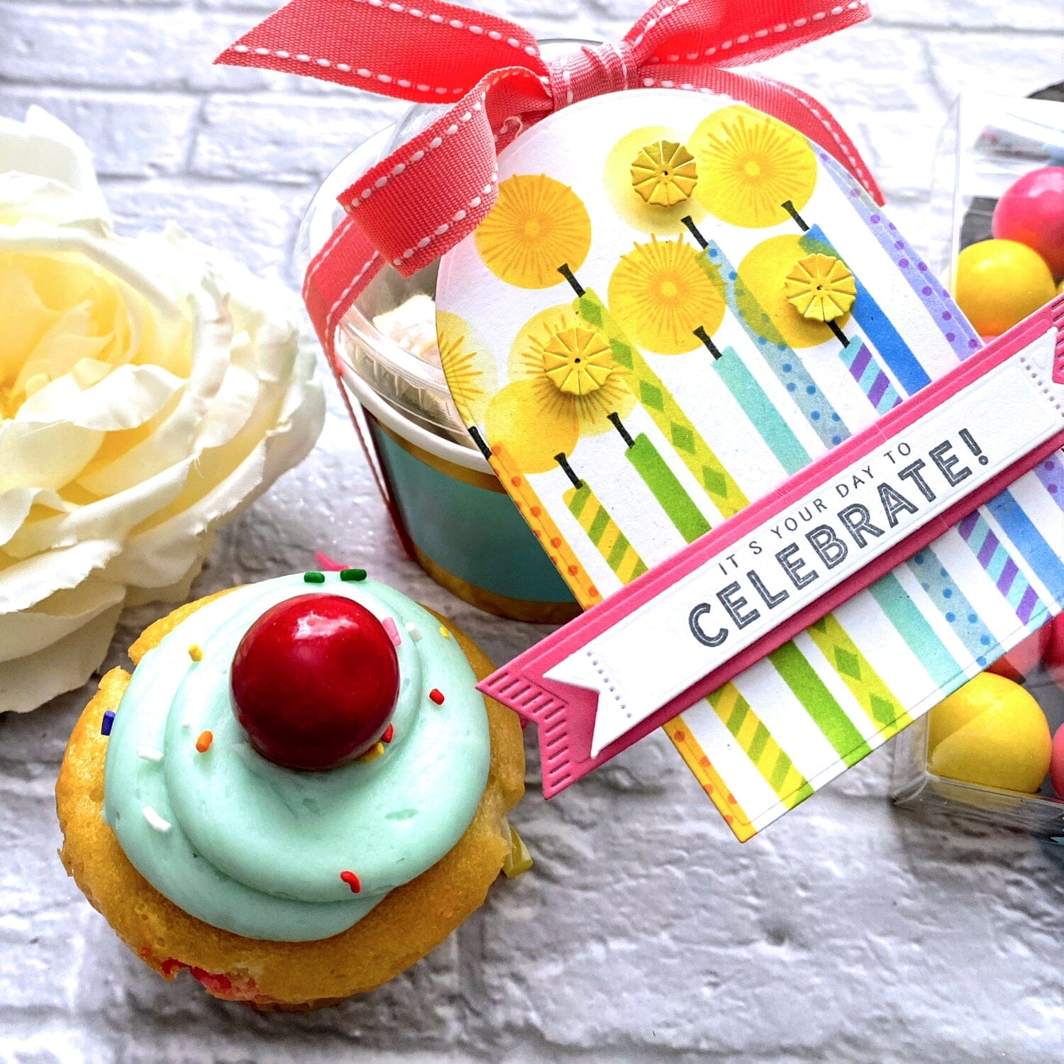 Tear Strip Tags: Birthday Stamp Set