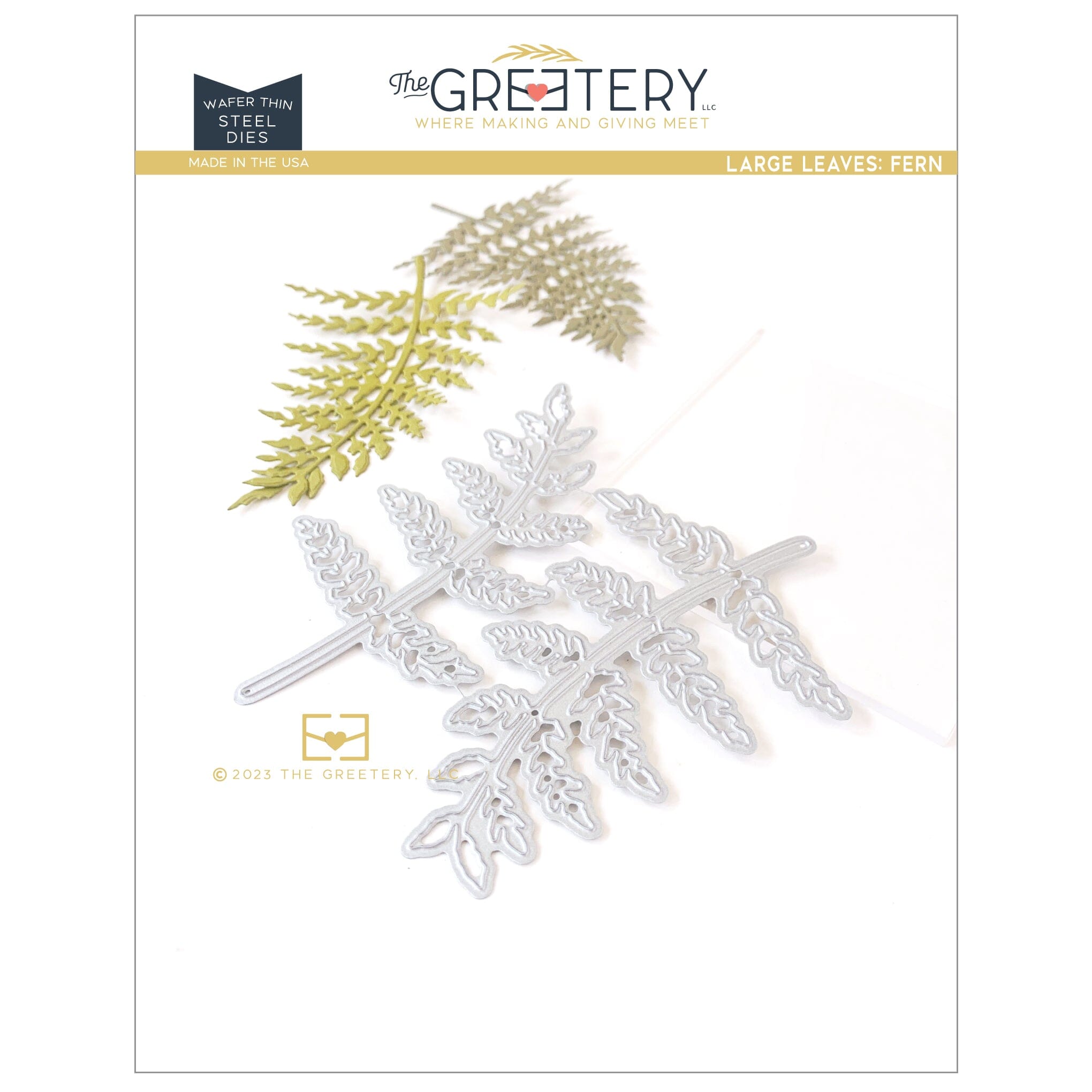 Large Leaves: Fern Die