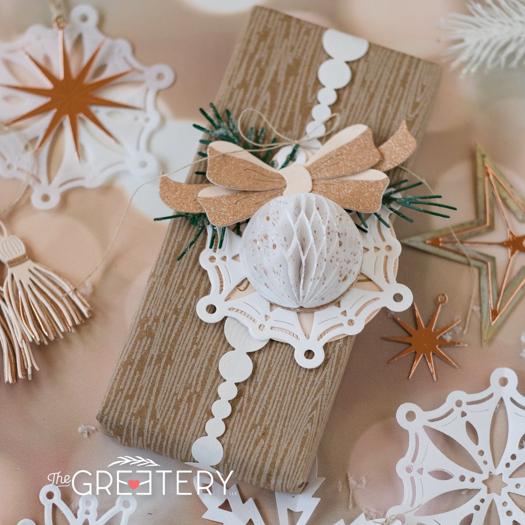 Ribbon Maker: Wood Bead Garland Die