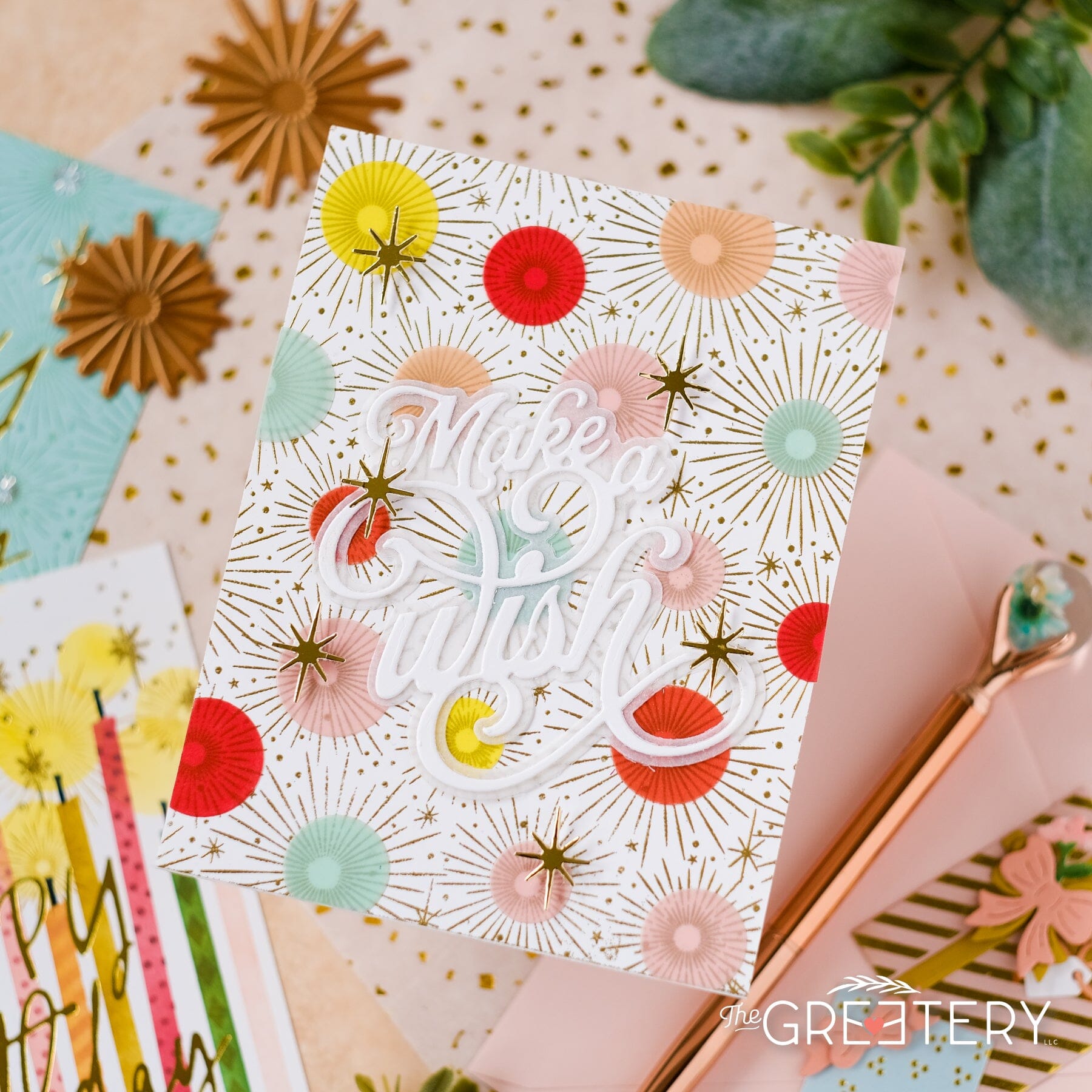 Sparkler Background Stamp
