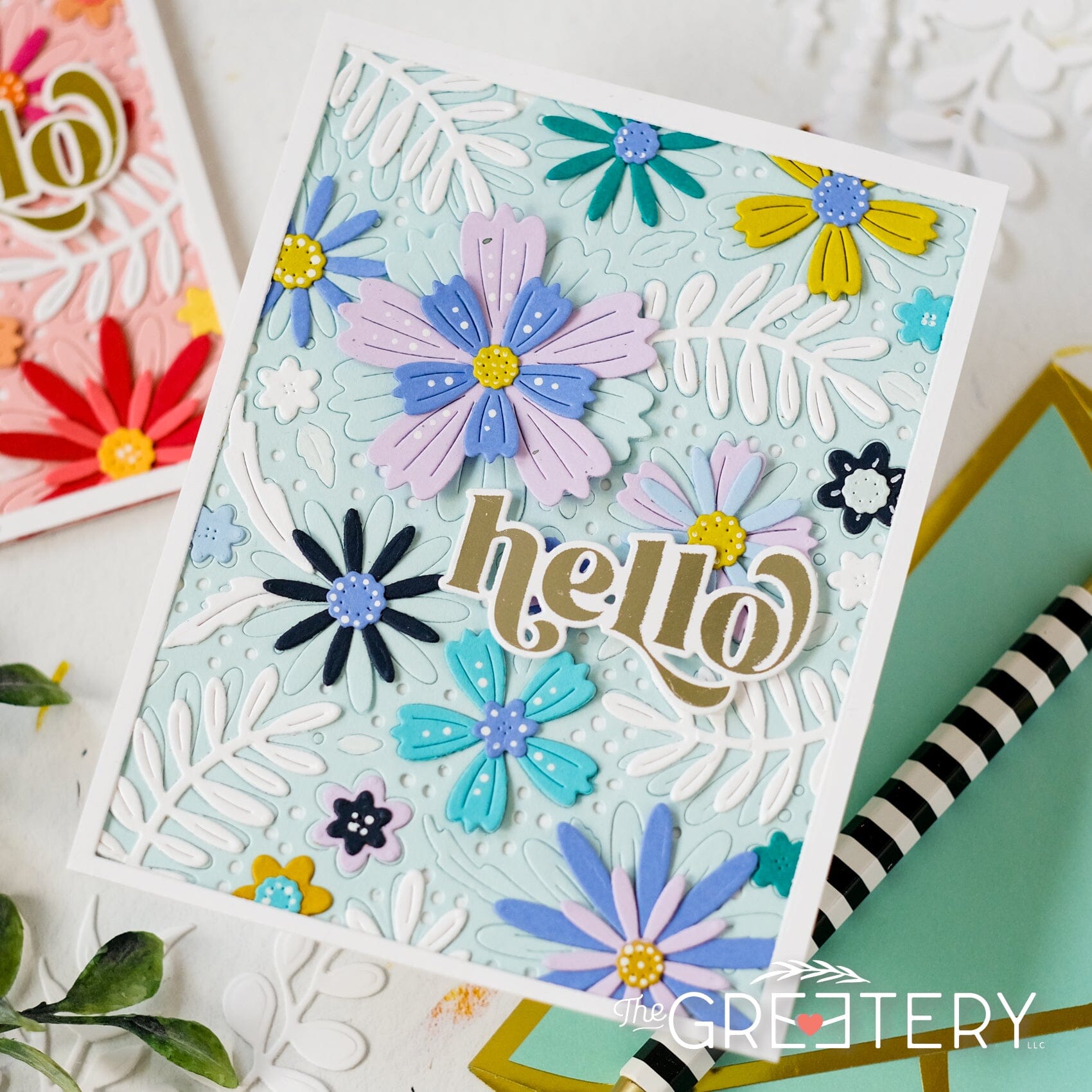 Petal Pusher Background Die