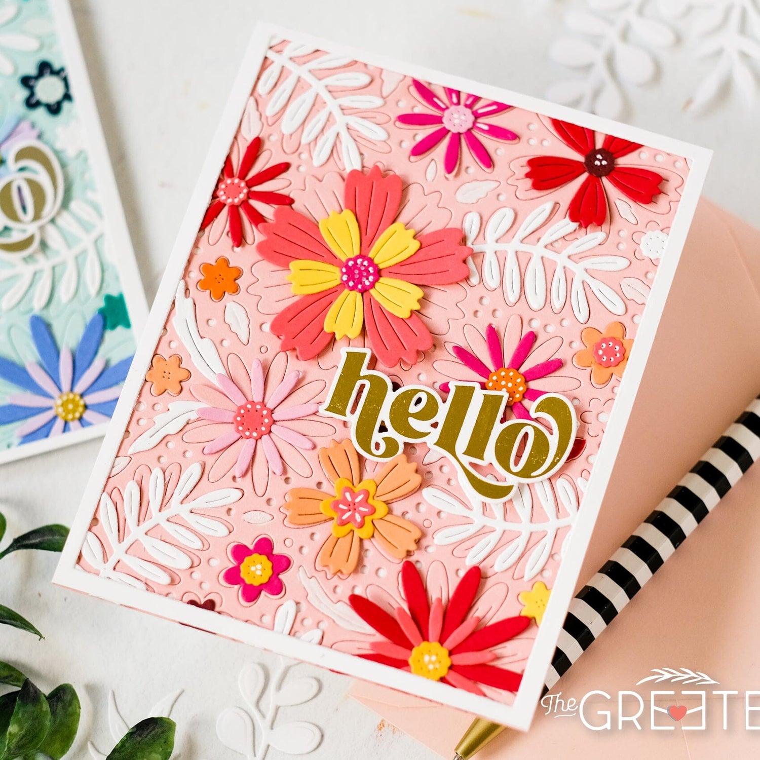 Petal Pusher Background Die
