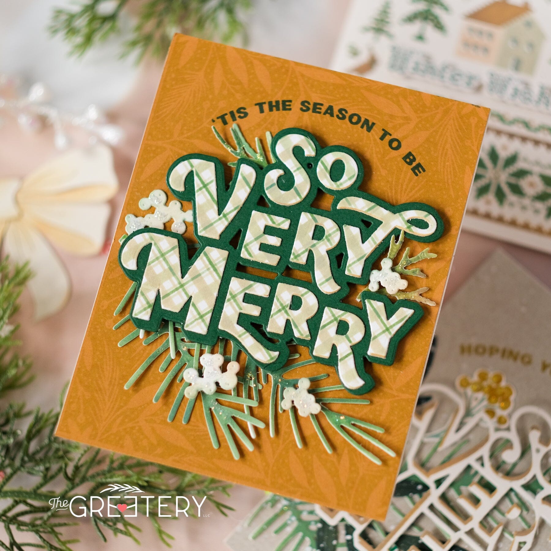 Plaid Tidings: Very Merry Stencil