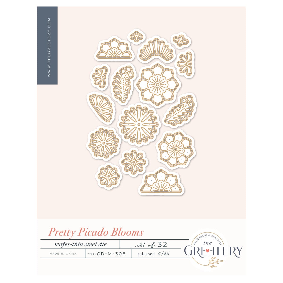 Pretty Picado Blooms Die
