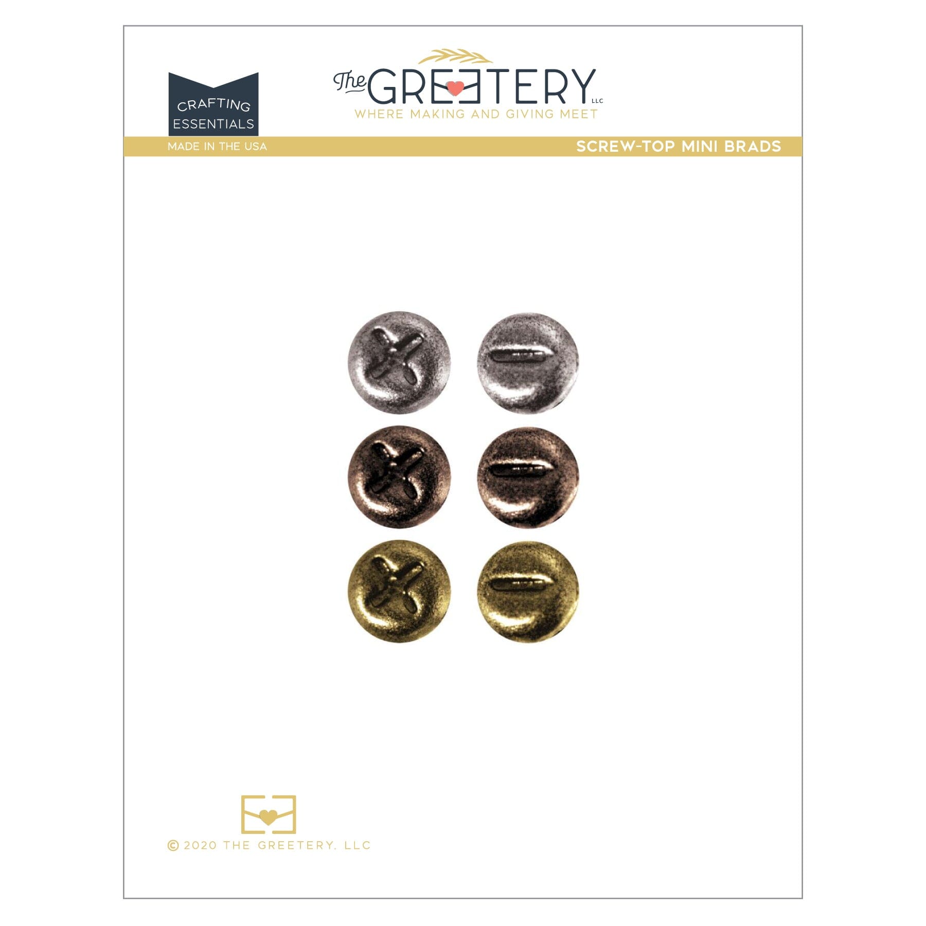 Screw-top Mini Brads