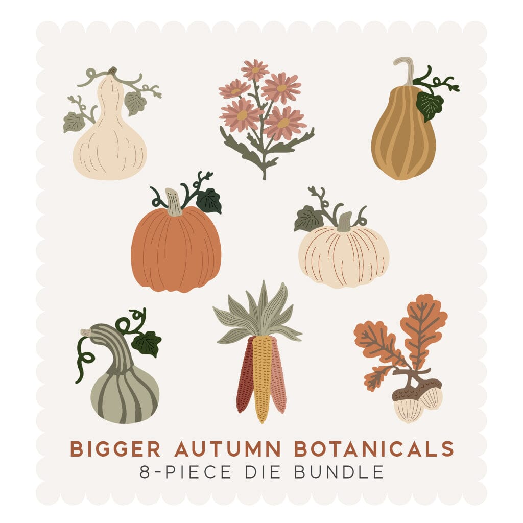 Bigger Autumn Botanicals Die BUNDLE