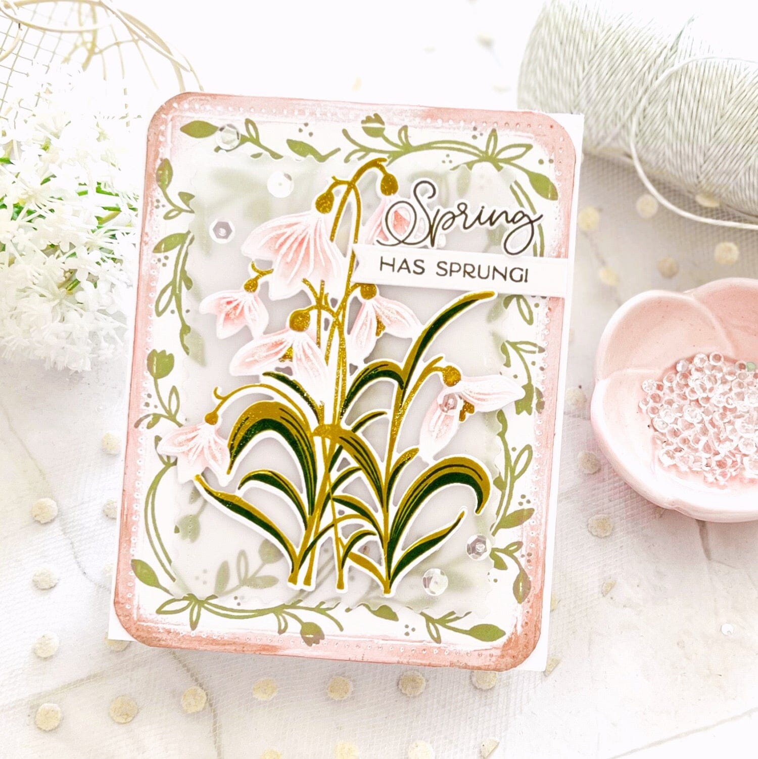 Spring Frame Stamp