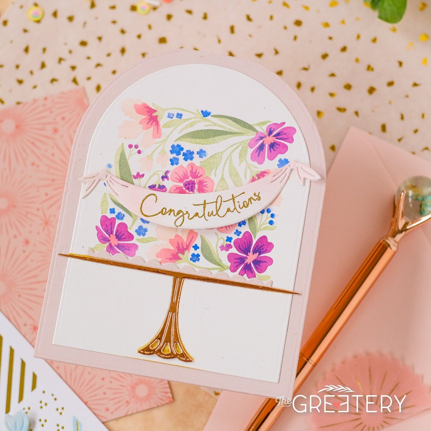 Takes the Cake Stamp + Stencil