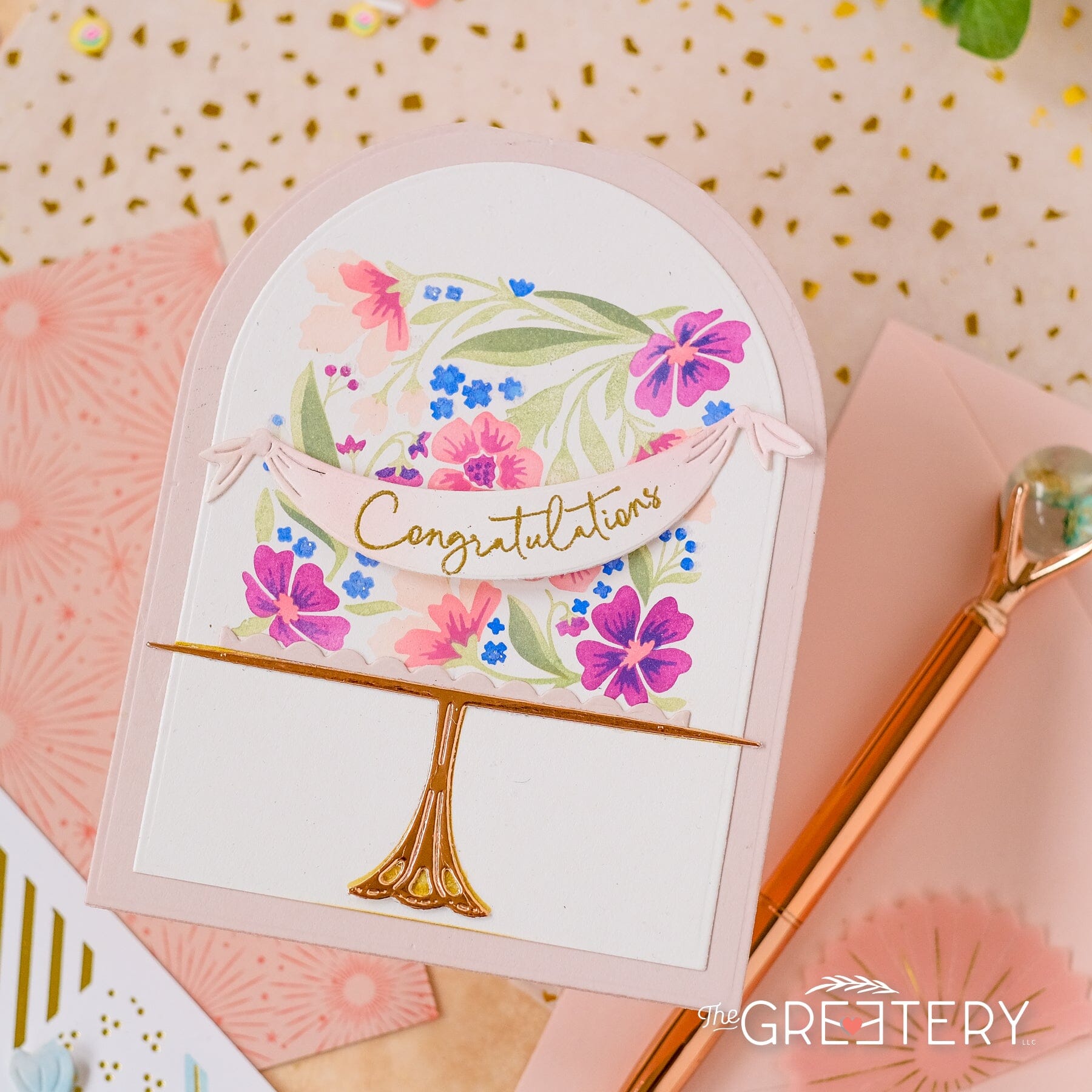 Takes the Cake Stamp + Stencil