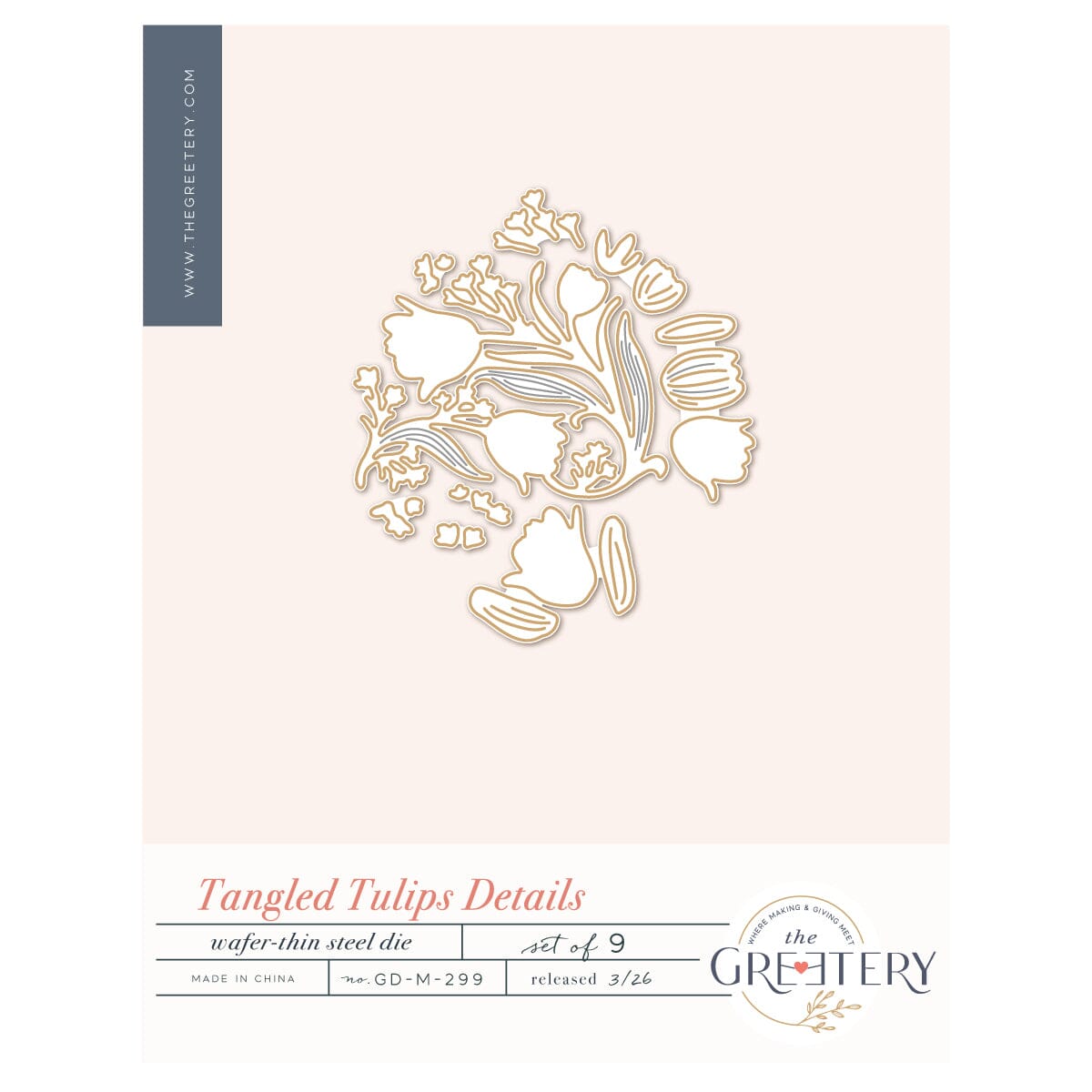 Tangled Tulips Details Die