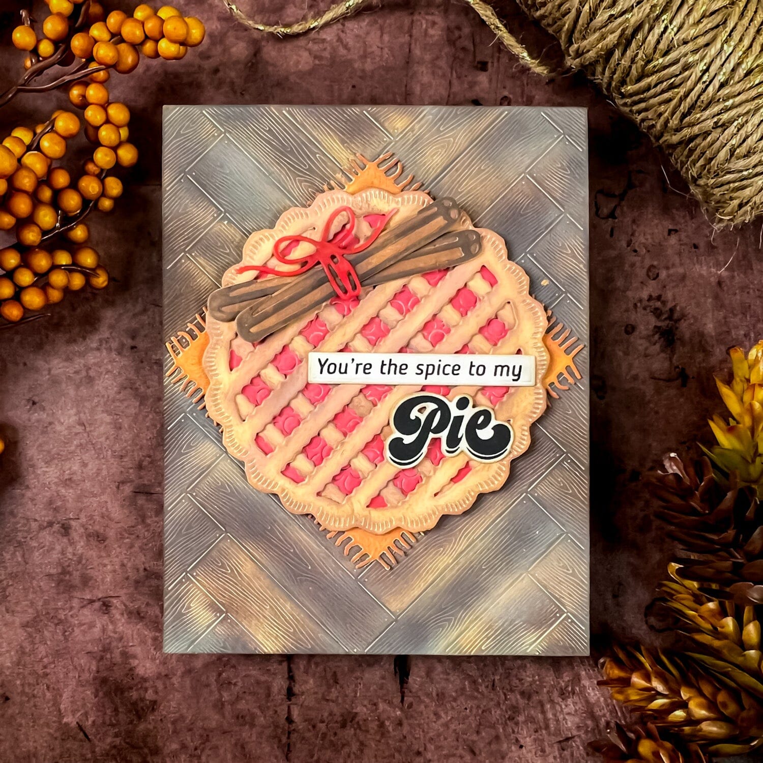 Fall Foodie Phrases Stamp Set