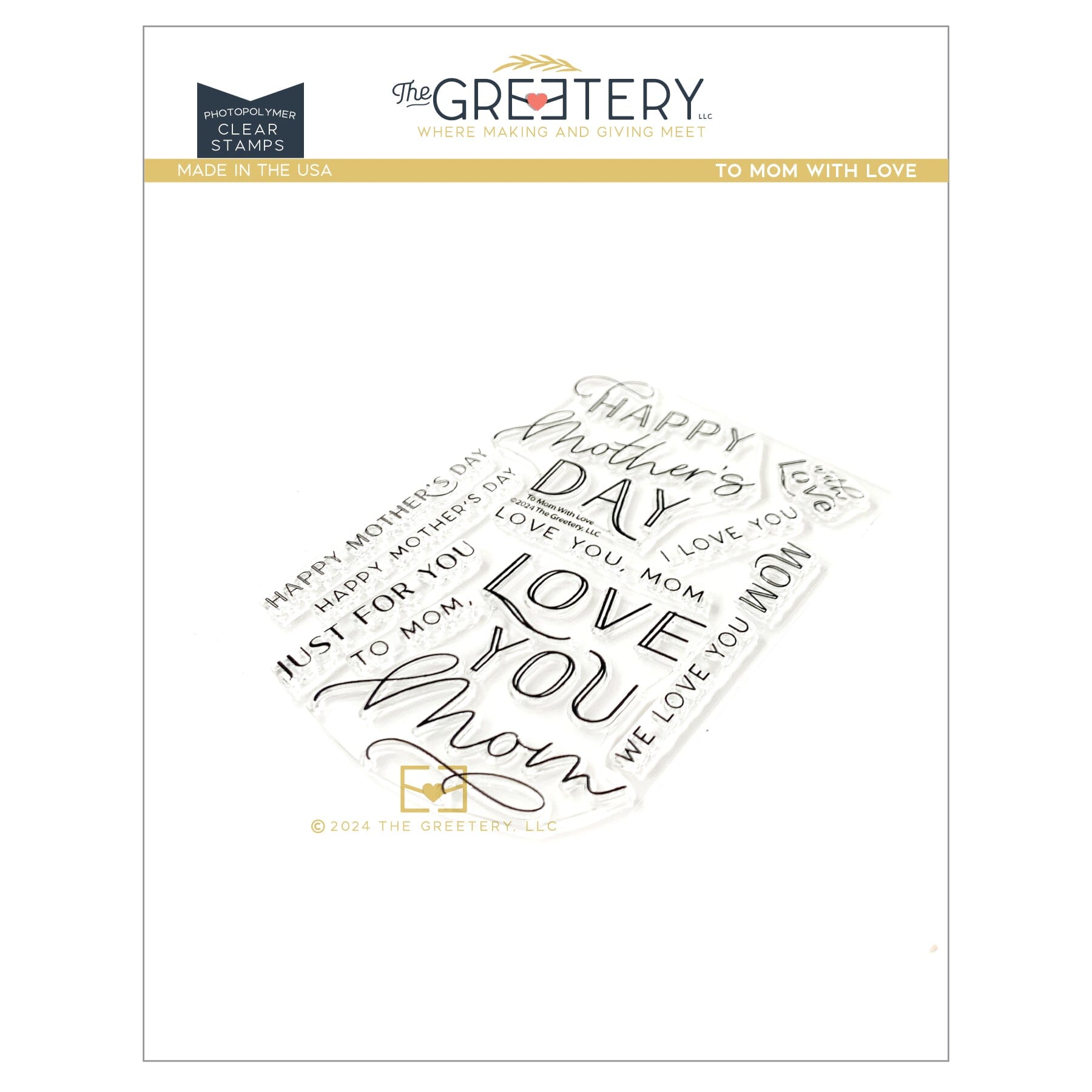 To Mom With Love Stamp Set