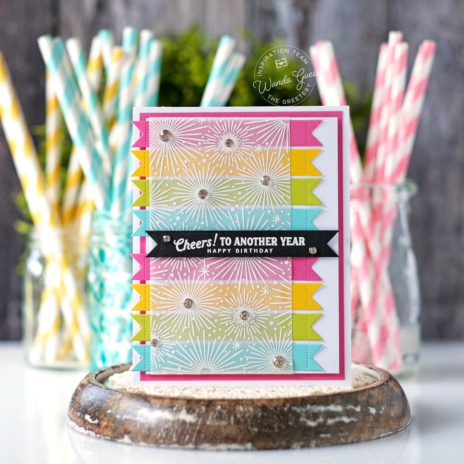 Tear Strip Tags: Birthday Stamp Set