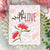 Fresh Floral Background Stamp