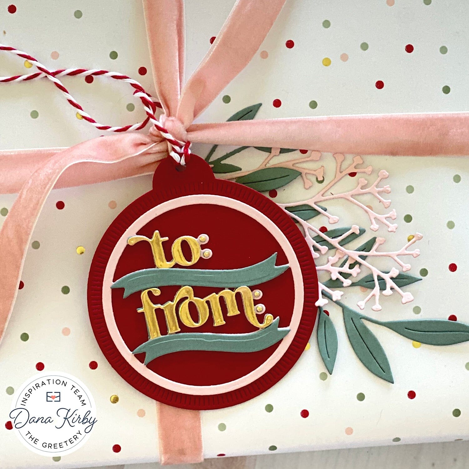 Banner Gift Tag Die