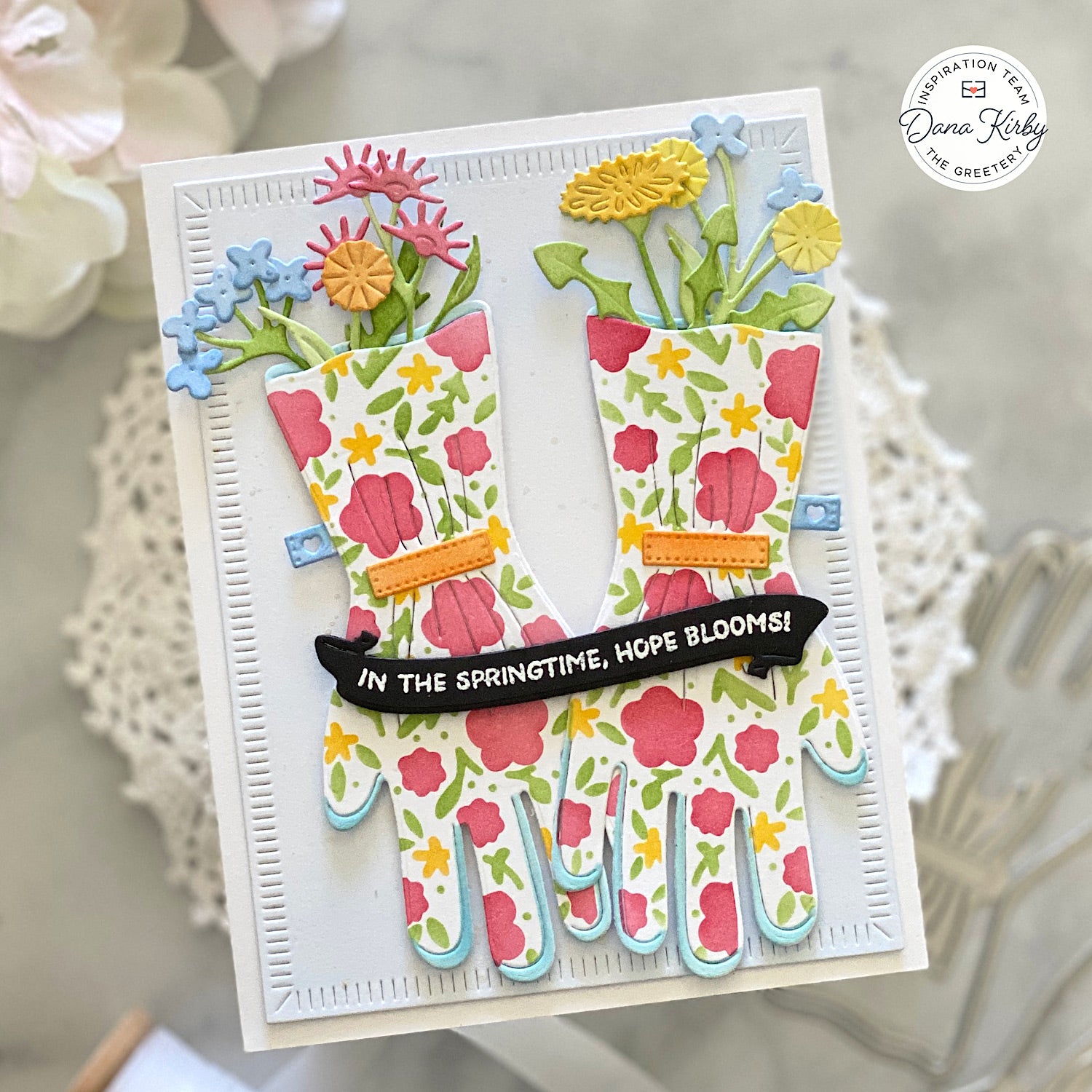 Garden Gear: Glove Prints Stencil