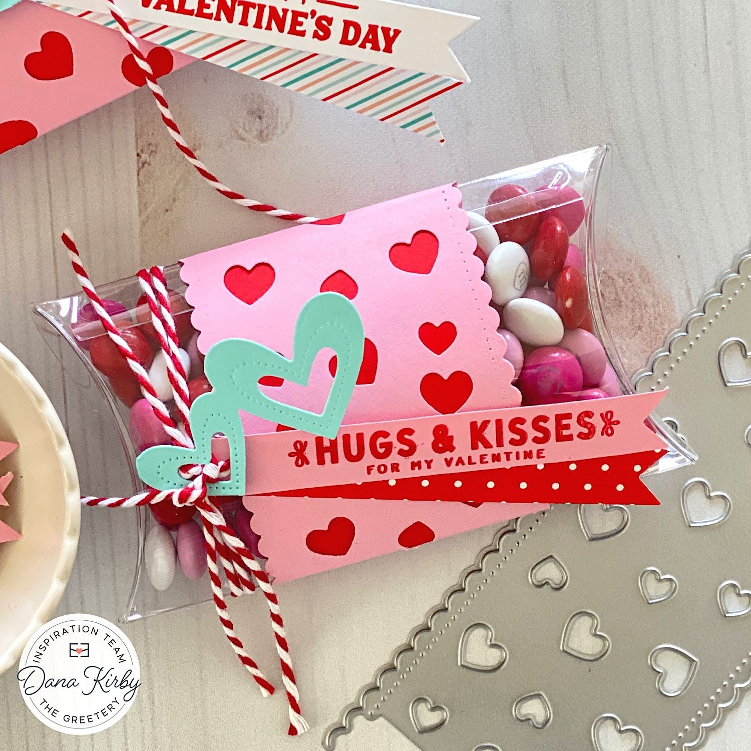 Ribbon Maker Heart Strip Die