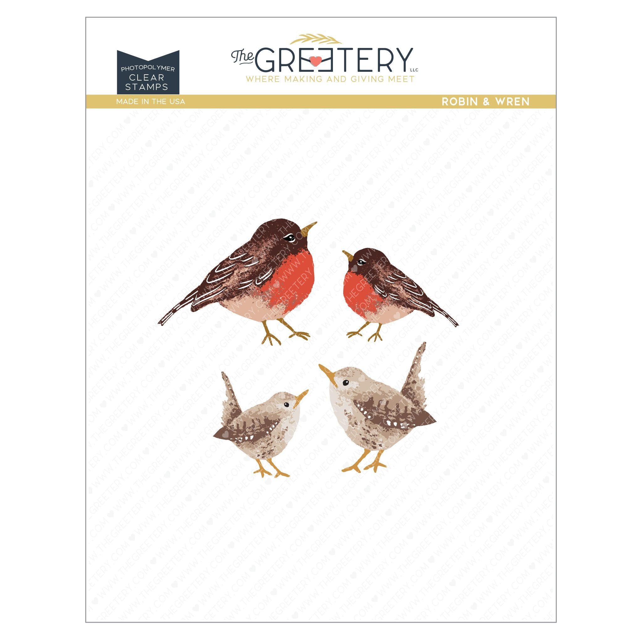 Robin & Wren Stamp Set