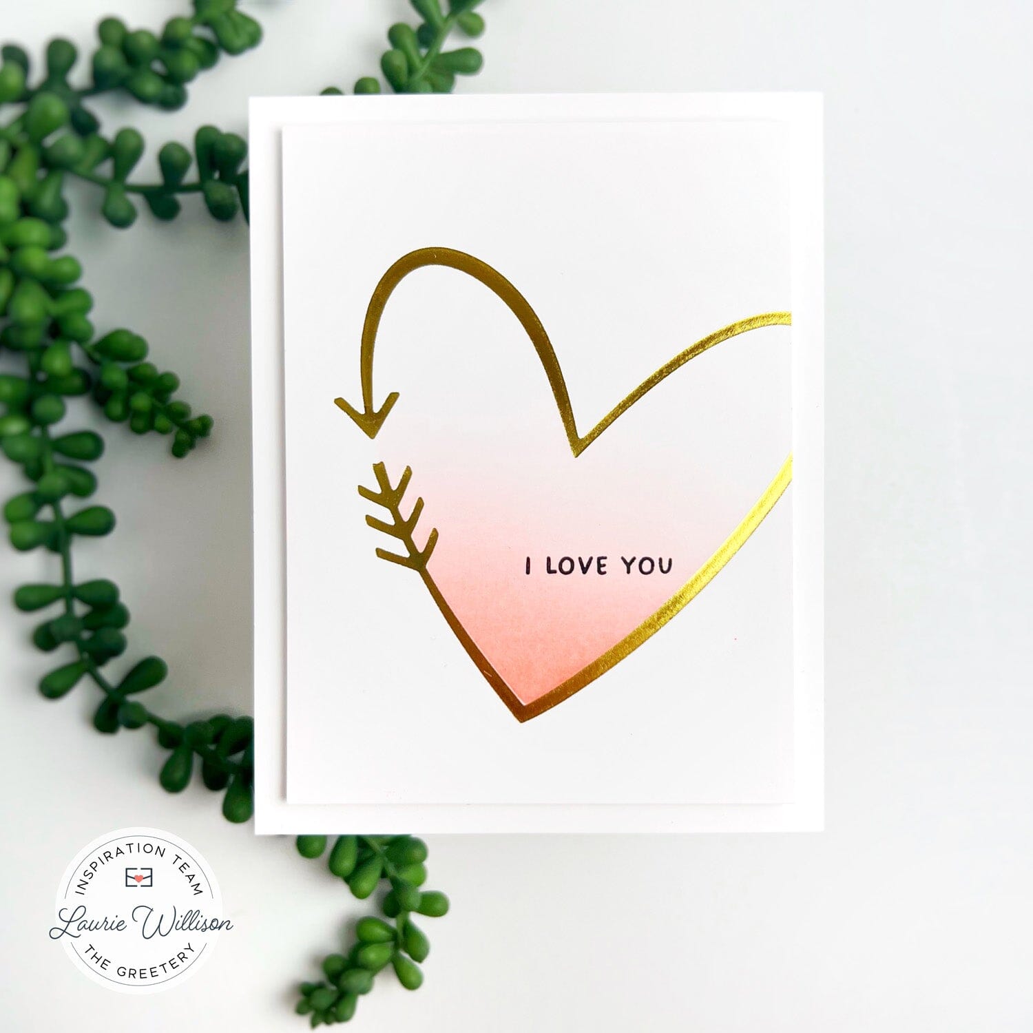 Heart Arrow HOT FOIL