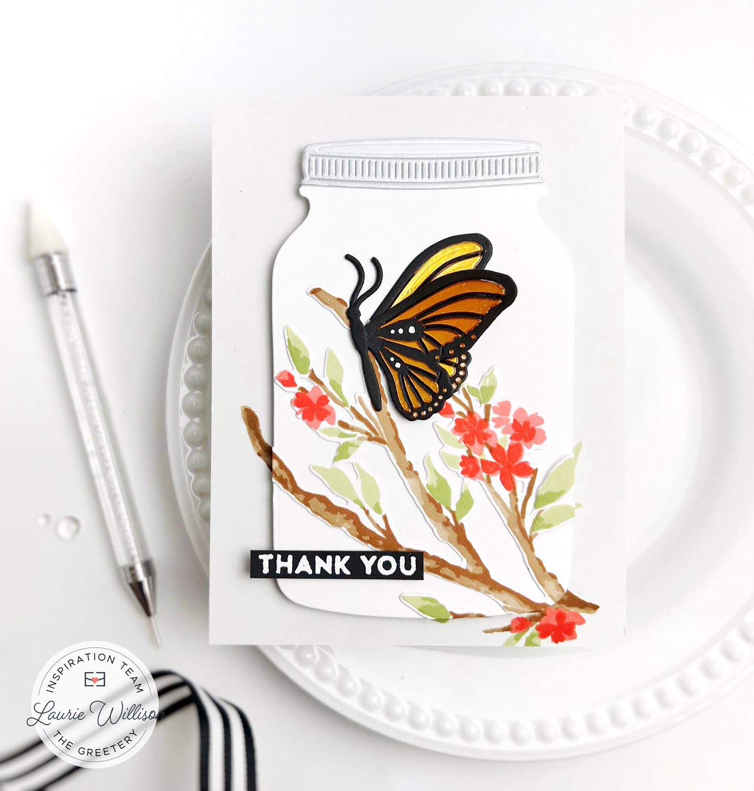 Jumbo Curiosity: Butterfly Die + Stencil