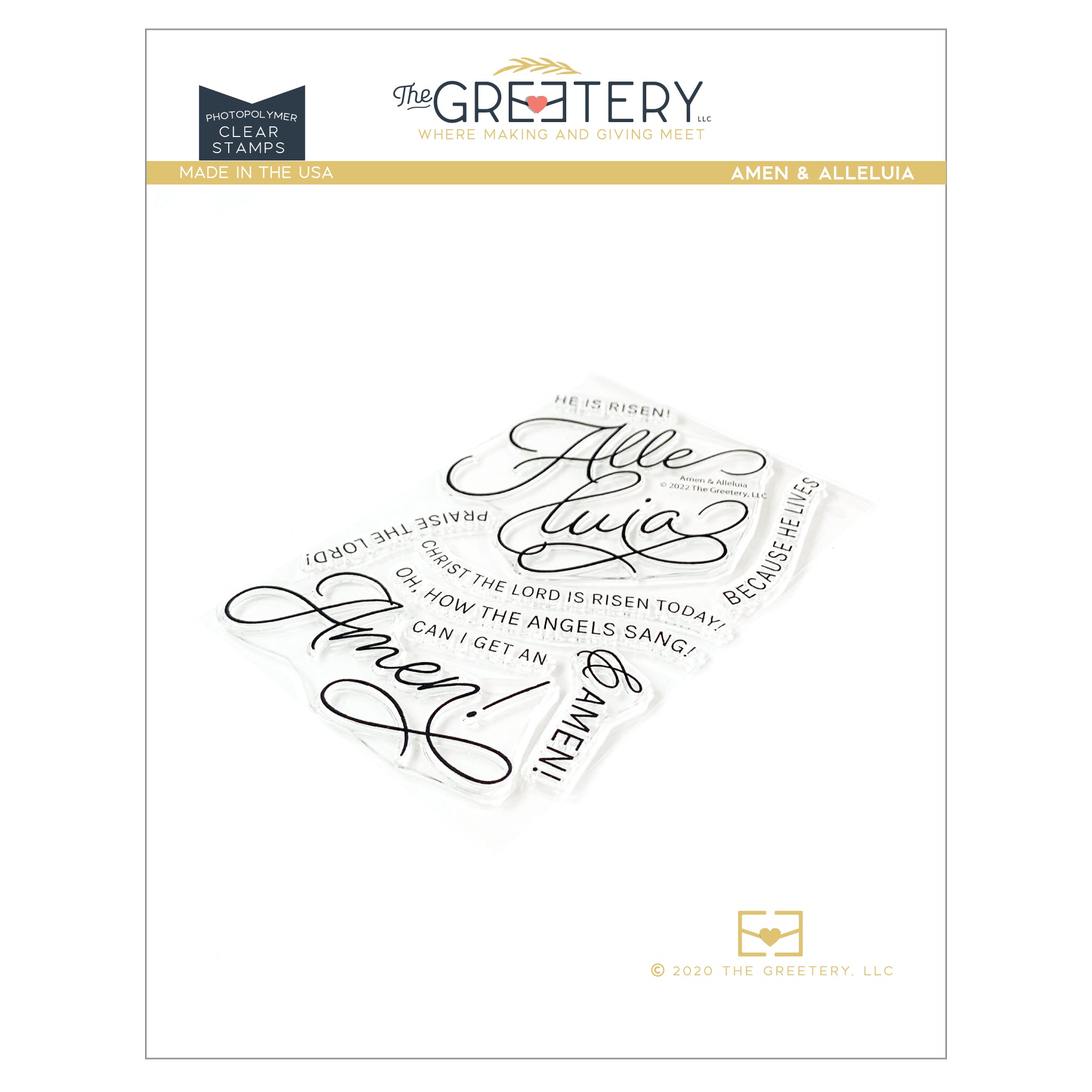 Amen & Alleluia Stamp Set