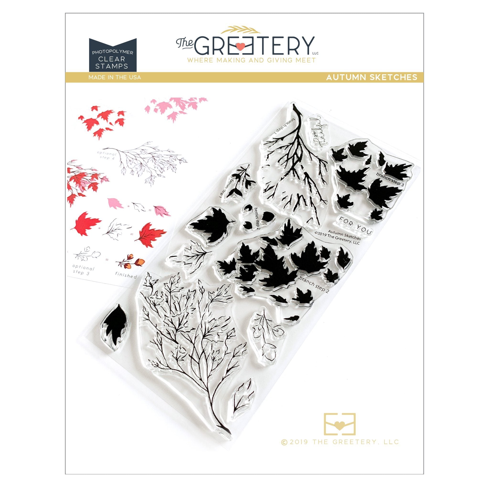 Autumn Sketches Stamp Set