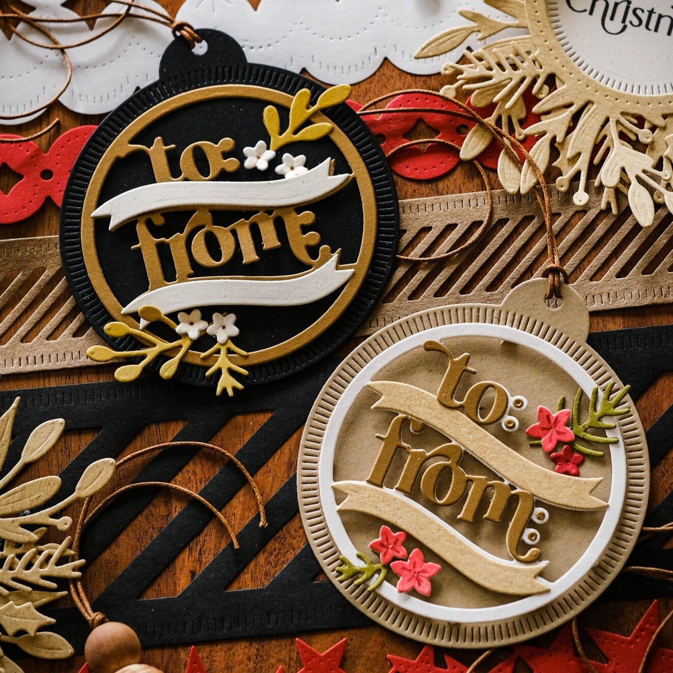 Banner Gift Tag Die