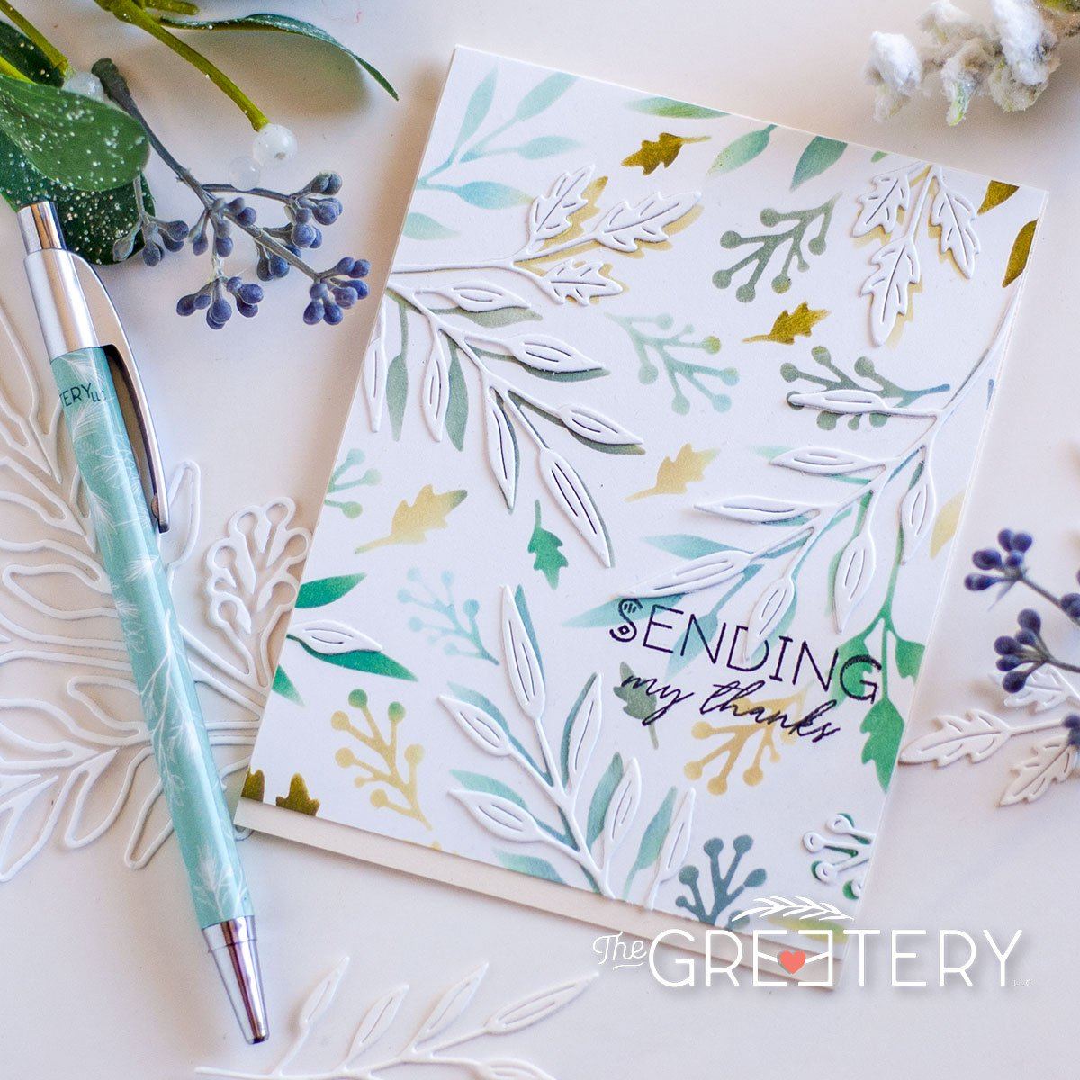 Berry Branch Stencil