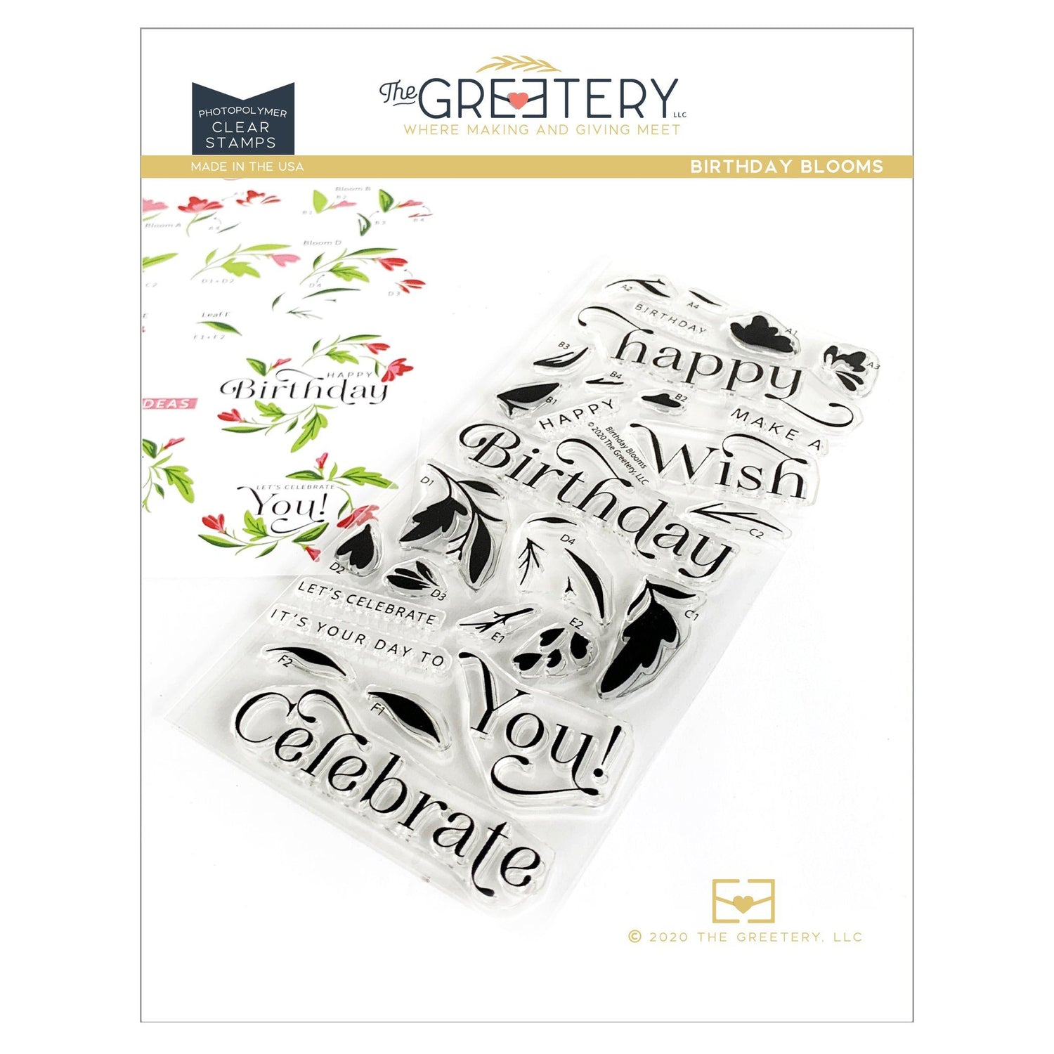 Birthday Blooms Stamp Set