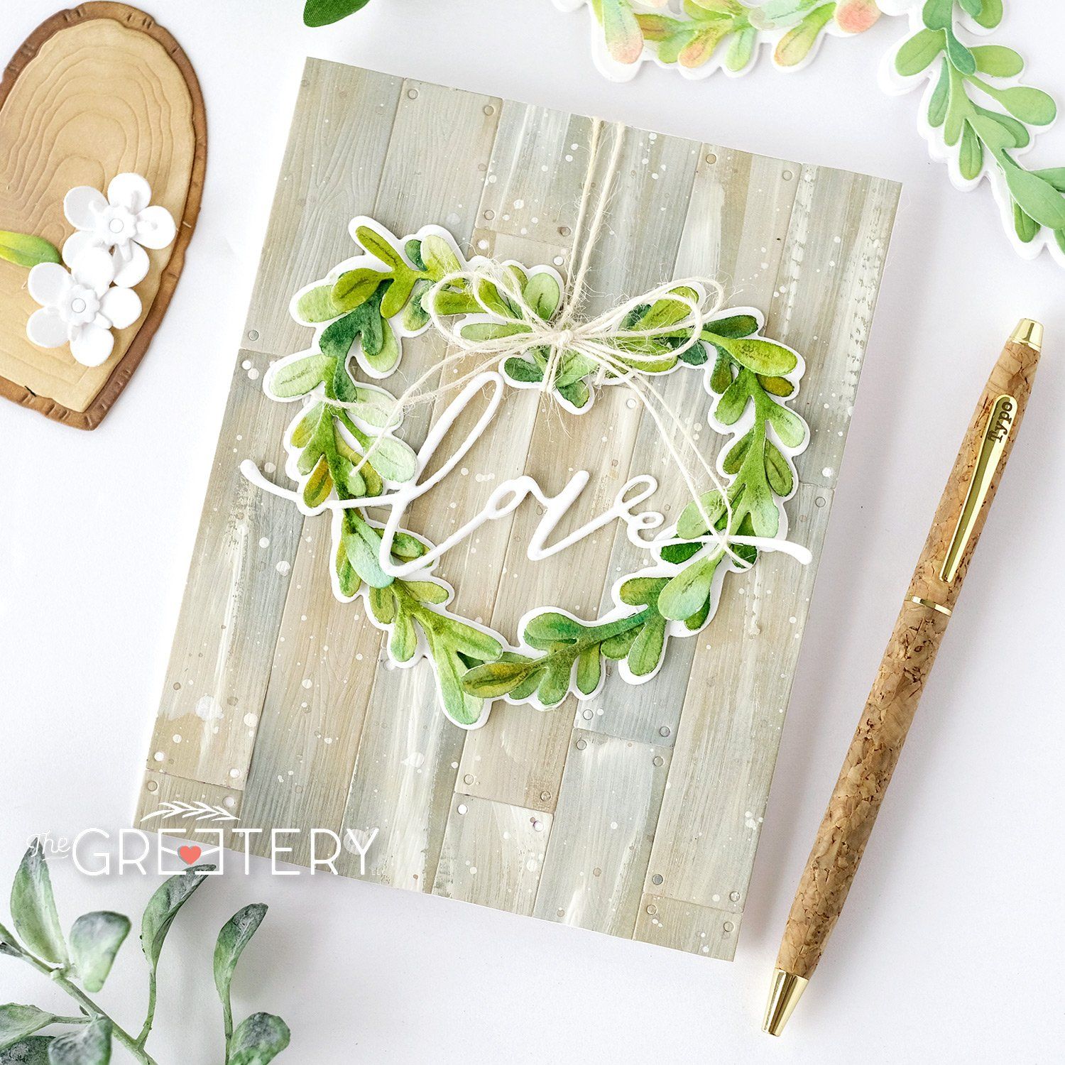 Boxwood Heart Base Die