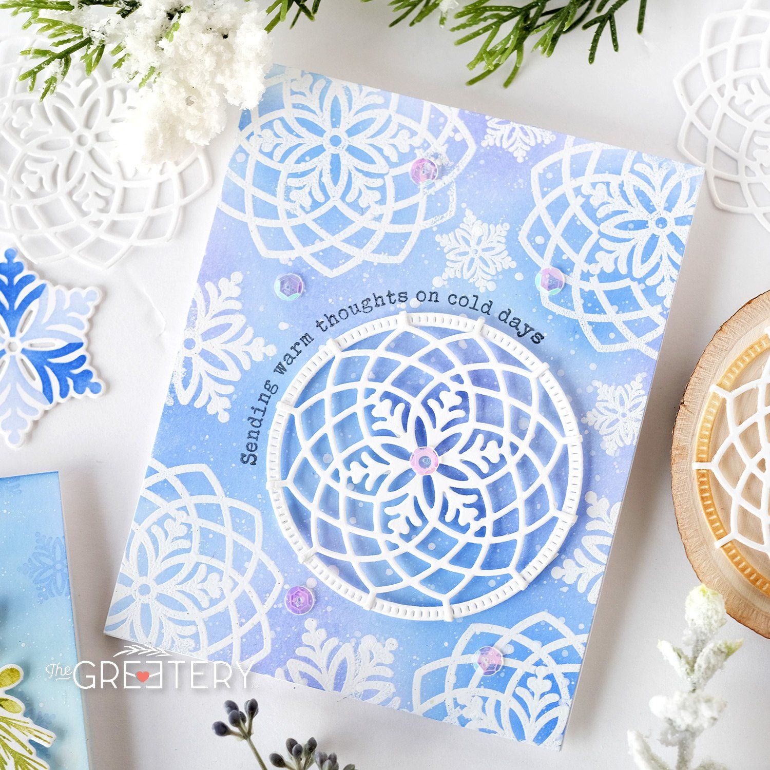 Catching Snowflakes Stamp Set