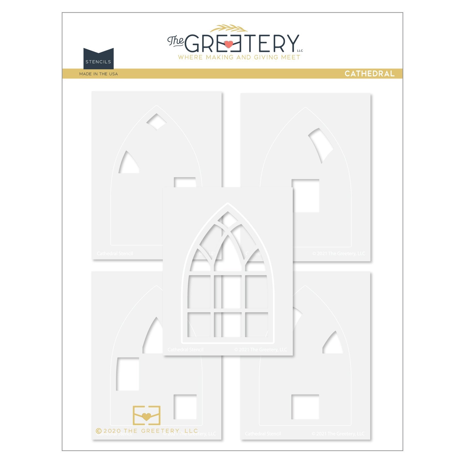 Cathedral Stencil