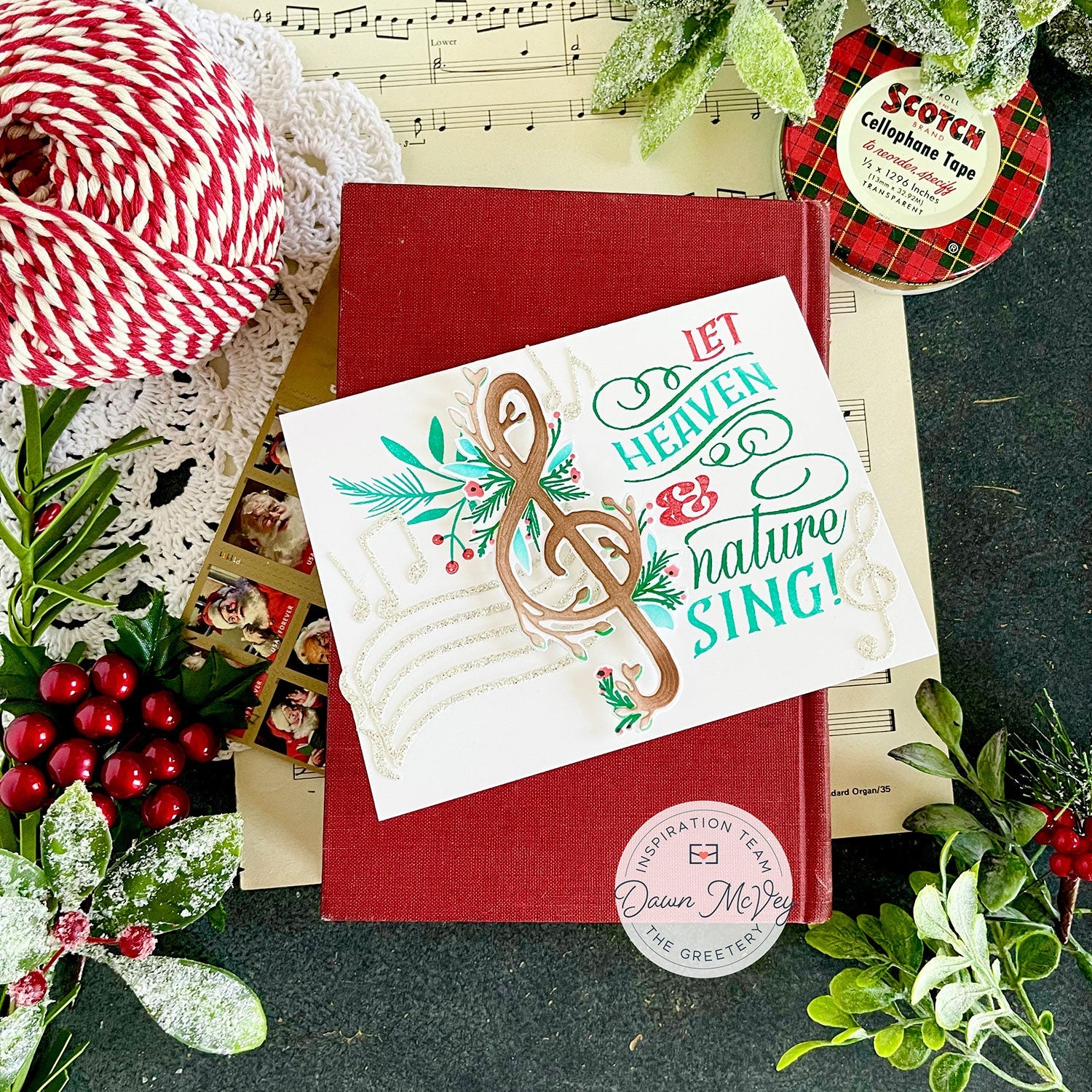 Heaven & Nature Sing Stamp + Stencil